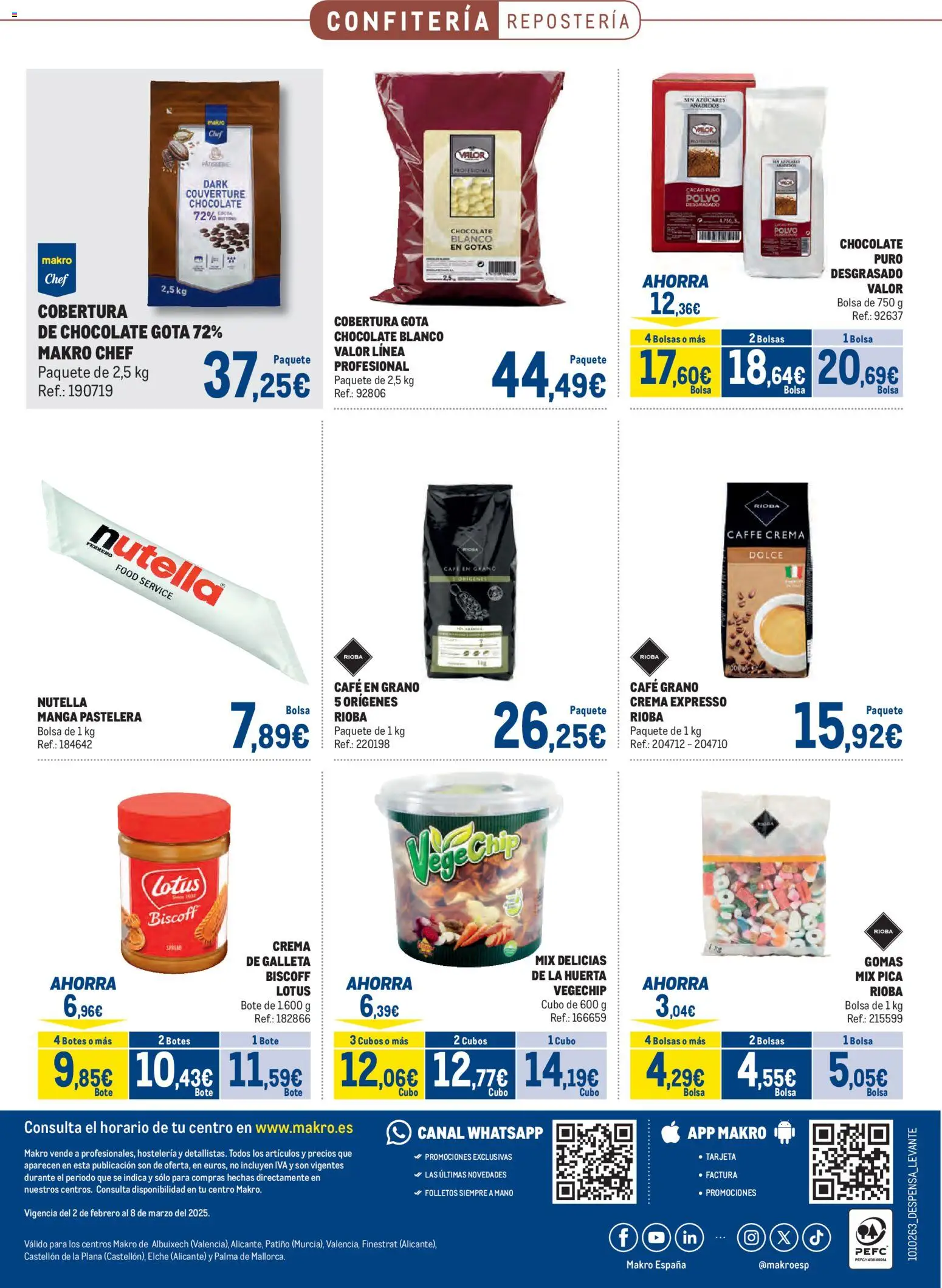 Makro - Especial Despensa Levante │ válido desde el 02.02.2026 | Página: 32 | Productos: Café, Café en grano, Bolsa, Φρυγανιές σικάλεως