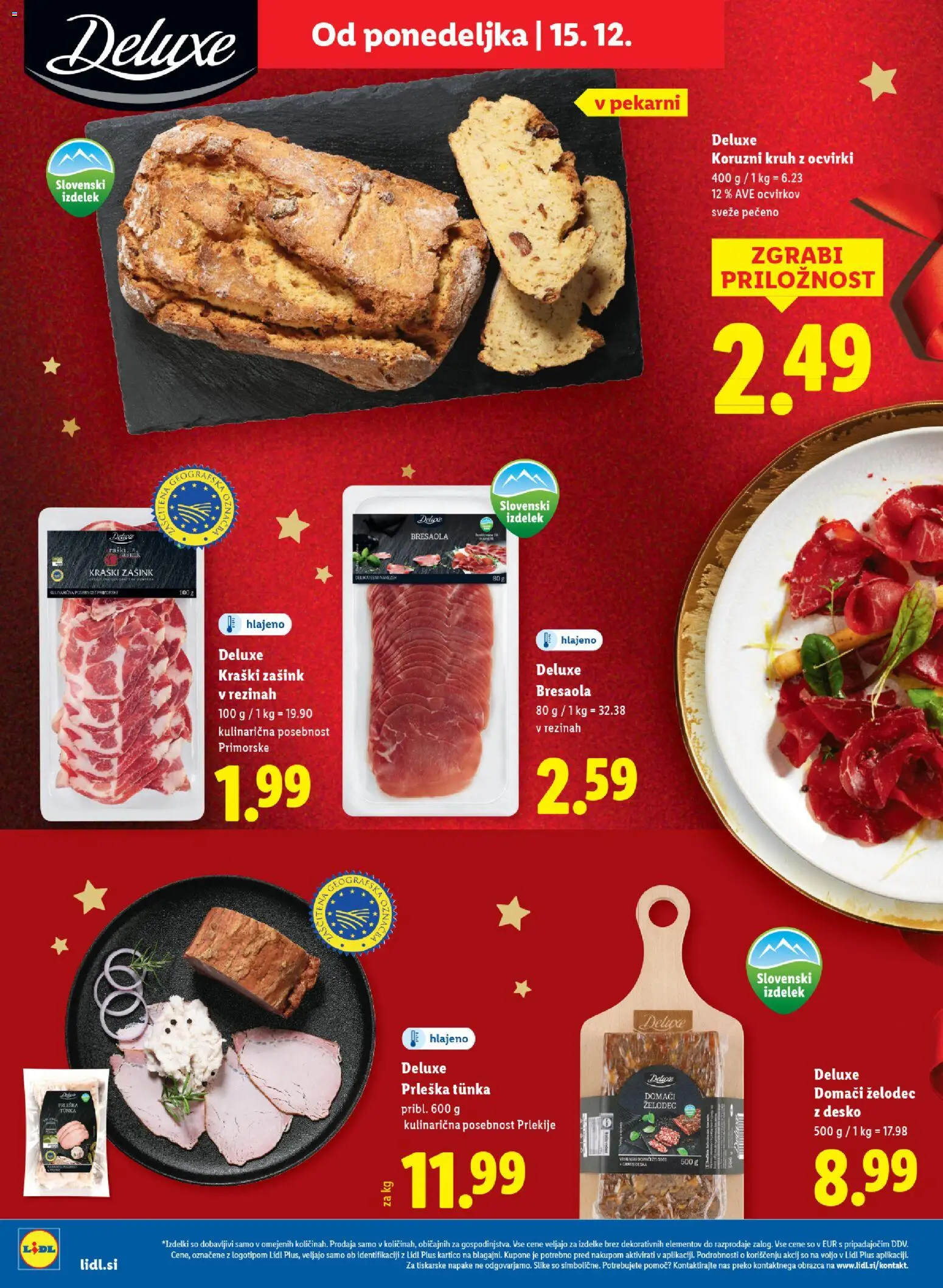 Novi Lidl katalog ponudbe – veljaven od 11.12.2025 | Stran: 42 | Izdelki: Ocvirki, Kruh