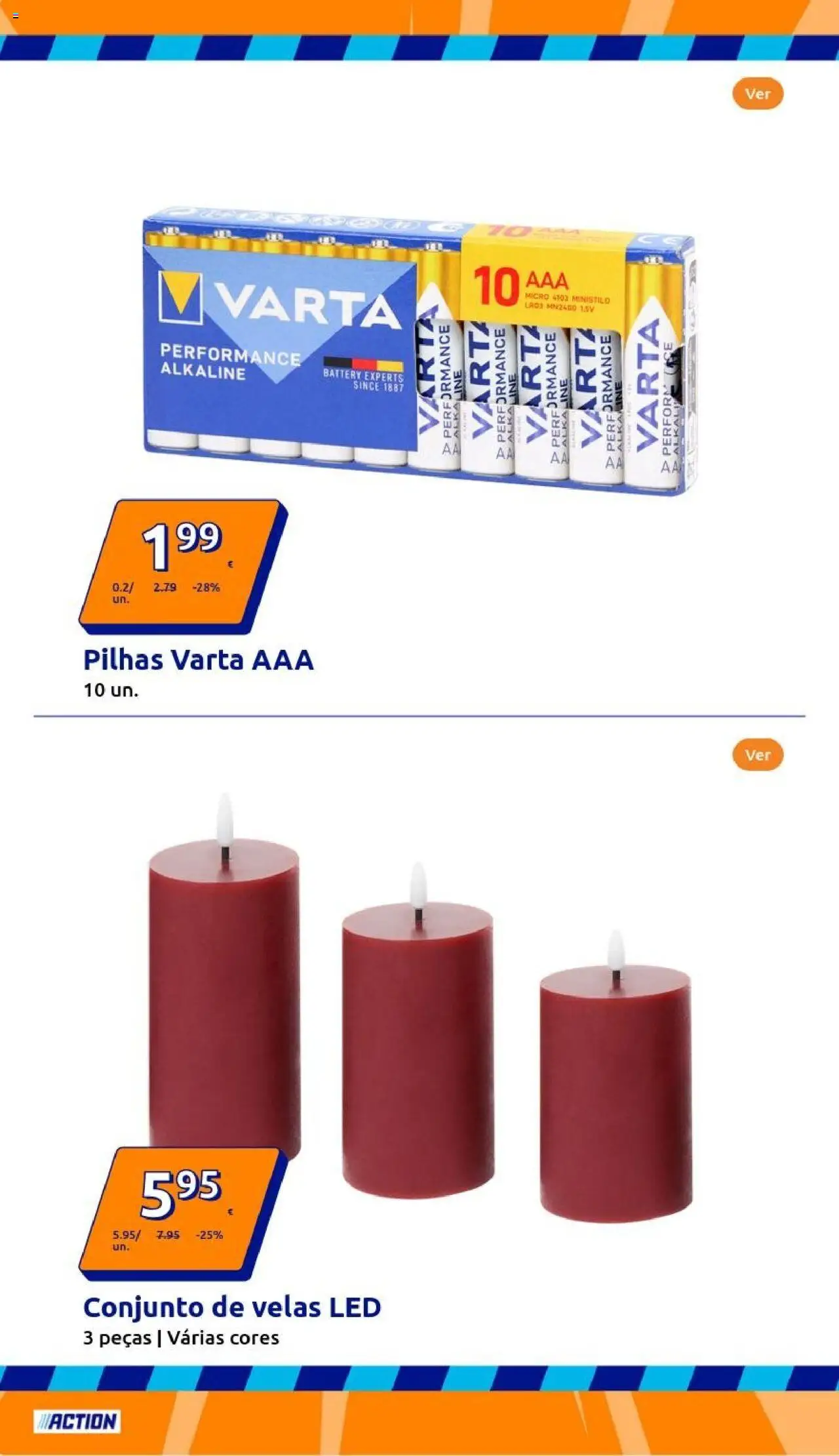 Action folheto │ válido de 17.09.2025 | Página: 16 | Produtos: Pilhas, Velas