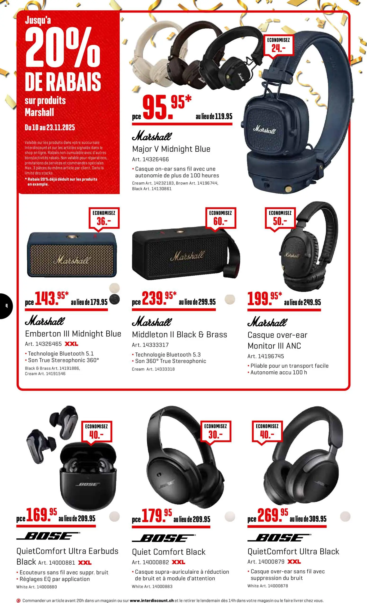 Interdiscount Aktionen FR – gültig ab 10.11.2025 | Seite: 4 | Produkte: Monitor