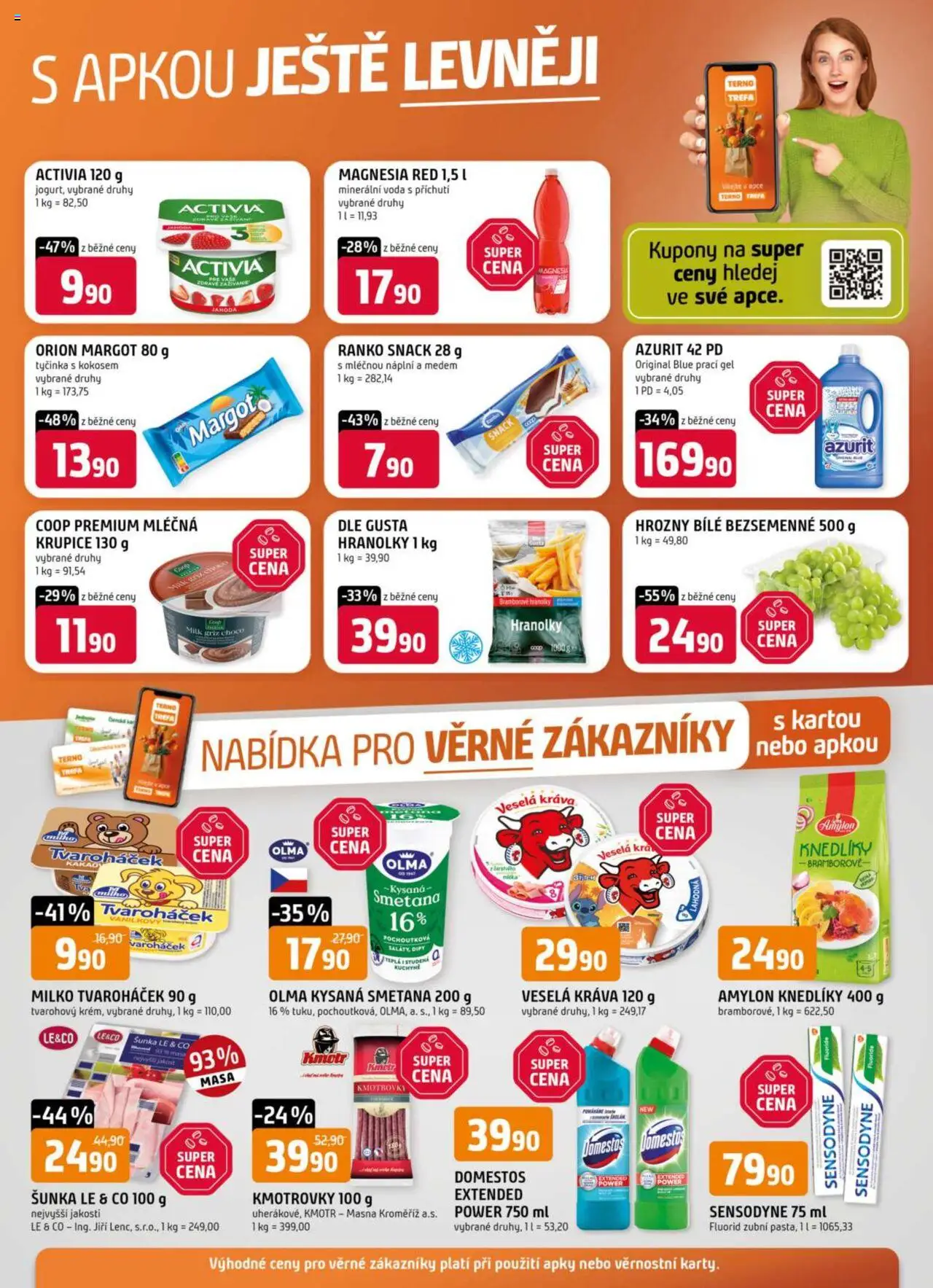 Trefa leták od 15.10.2025 | Strana: 12 | Produkty: Voda, Krupice, Tvaroháček, Kuchyně