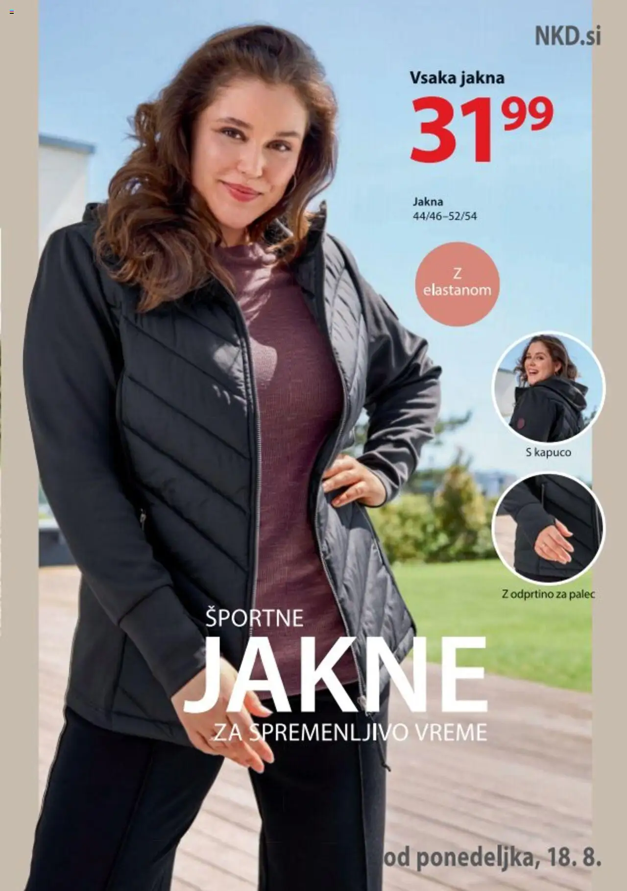 NKD katalog športni a udobni │ velja od 18.08.2025 | Stran: 5 | Izdelki: Jakna