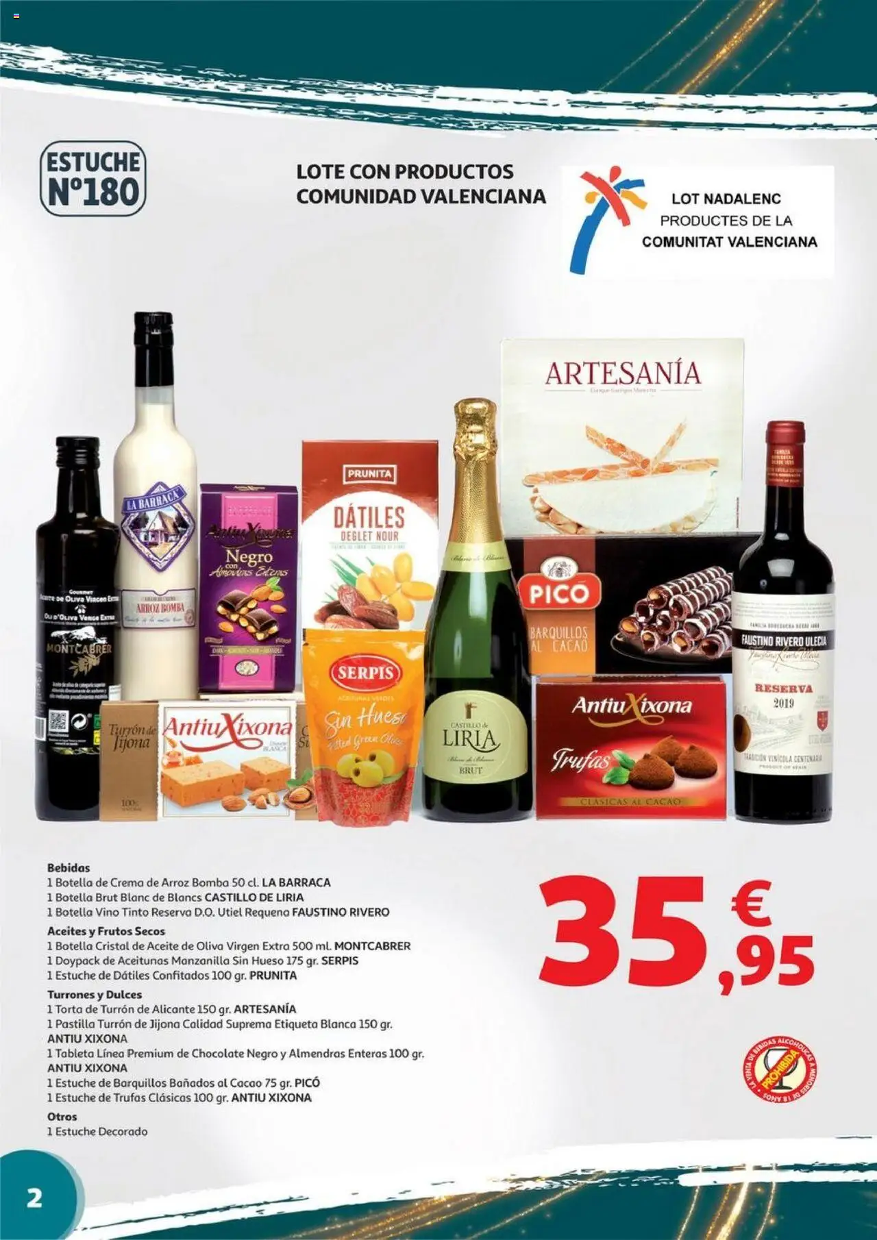 Alcampo - Valencia y Castellón │ válido desde el 06.11.2025 | Página: 2 | Productos: Aceite, Vino, Tableta, Φρυγανιές σικάλεως