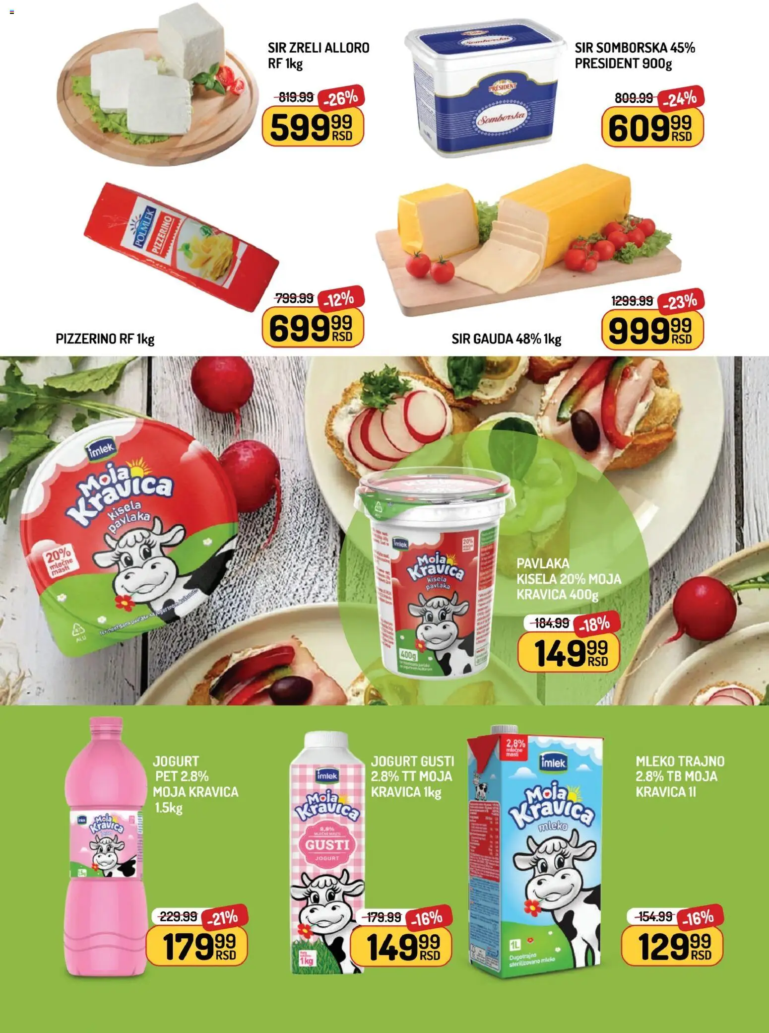 Aman katalog - važi od 31.10.2025 | Strana: 4 | Proizvode: Kisela pavlaka, Moja kravica, Mleko, Pavlaka