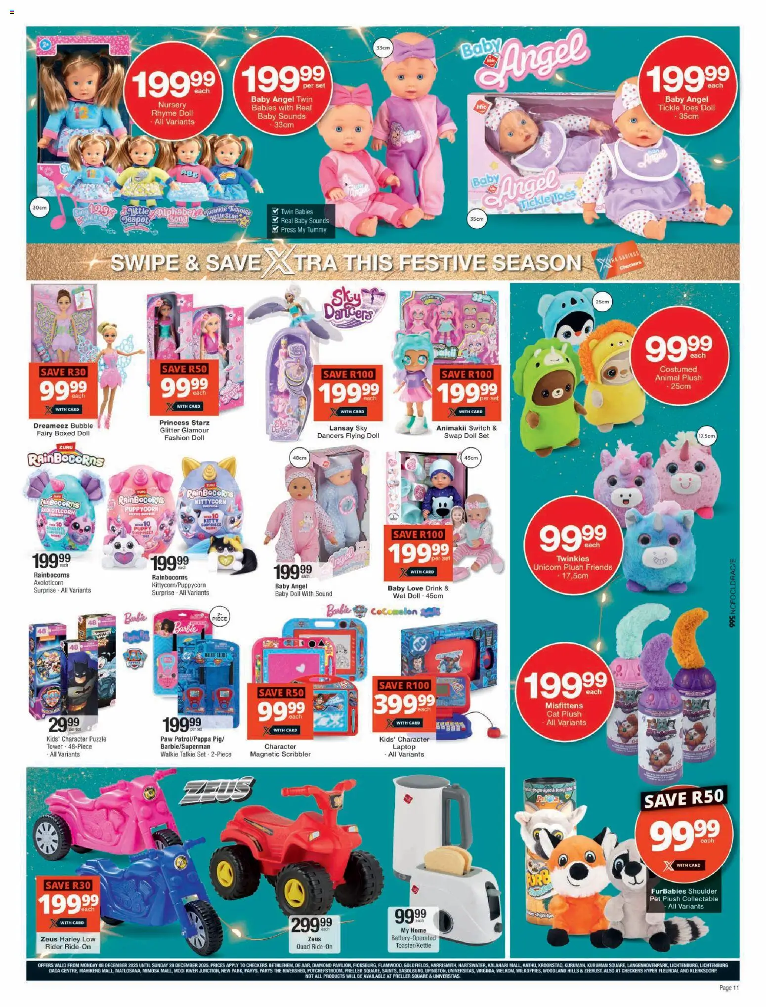 New Checkers catalogue – valid from 08.12.2025 | Page: 11 | Products: Press, Laptop, Switch