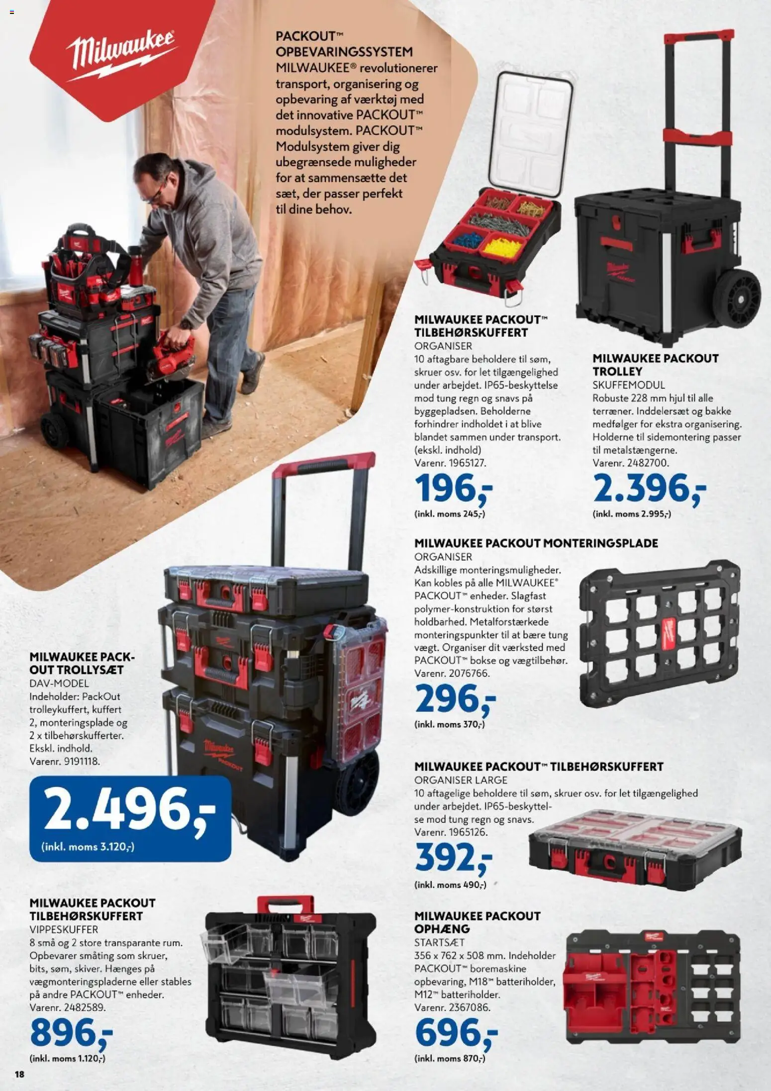 Davidsen tilbudsavis – gyldig fra 30.03.2026 | Side: 18 | Produkter: Kuffert, Boremaskine, Søm