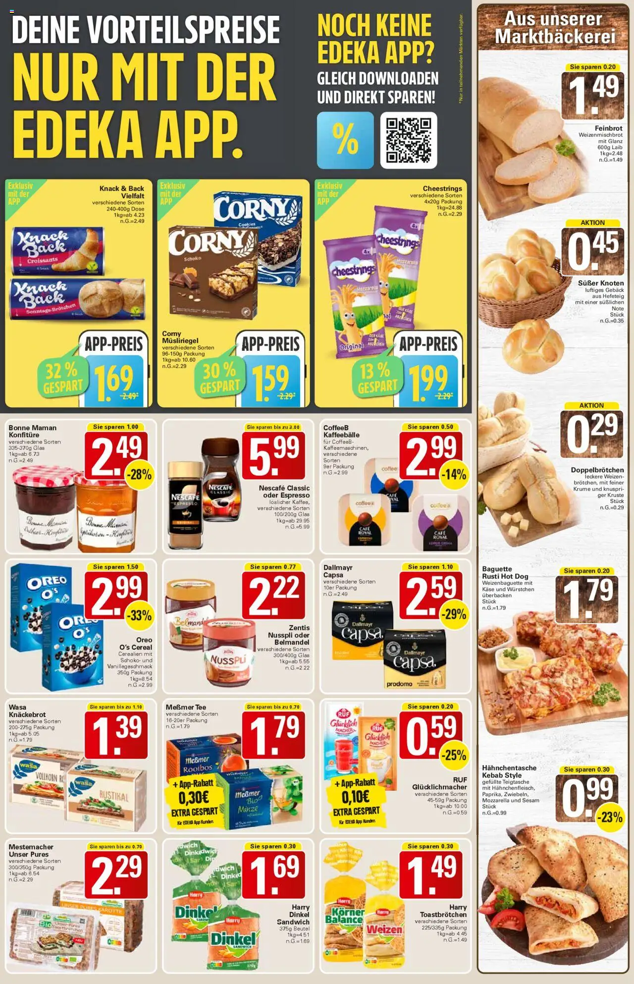 WEZ Prospekt - gültig ab dem 18.08.2025 | Seite: 7 | Produkte: Käse, Messmer, Baguette, Nescafe classic