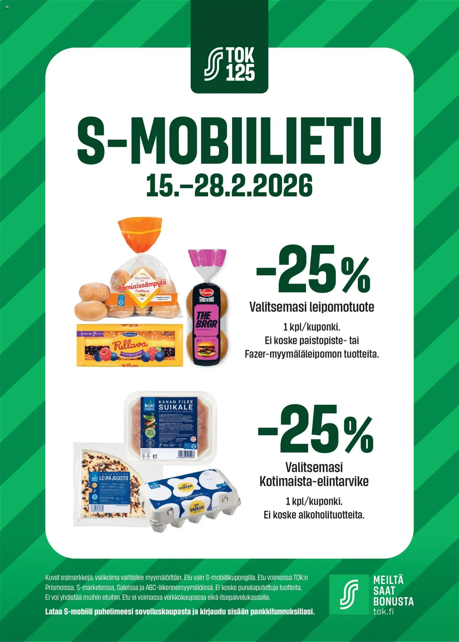 S-market - S-mobiilietu – voimassa 15.02.2026 alkaen | Sivu: 1 | Tuotteet: Leipomo, Voi, Porkkana