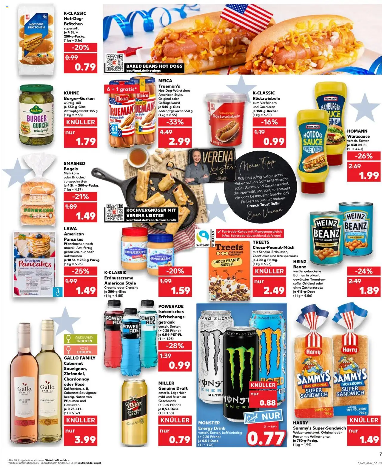 Kaufland Prospekt 	 - gültig ab dem 26.06.2025 | Seite: 7 | Produkte: Pflaumen, Pfannkuchen, Monster, Zucker