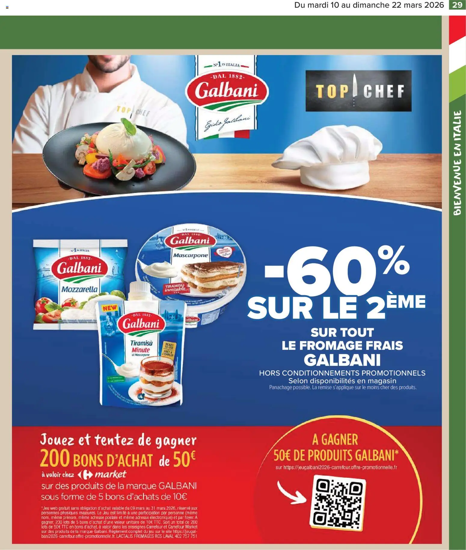 {H1} | Page: 31 | Produits: Mozzarella, Fromage, Mascarpone, Fromage frais