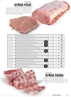 Jip katalalog - Maso 2025 od 01.01.2025 | Strana: 41 | Produkty: Vepřová pečeně, Vepřové maso, Maso