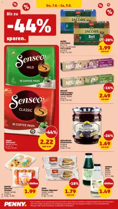 Penny Prospekt 	 - gültig ab dem 04.08.2025 | Seite: 36 | Produkte: Senseo, Kaffeepads, Nescafe, Sirup