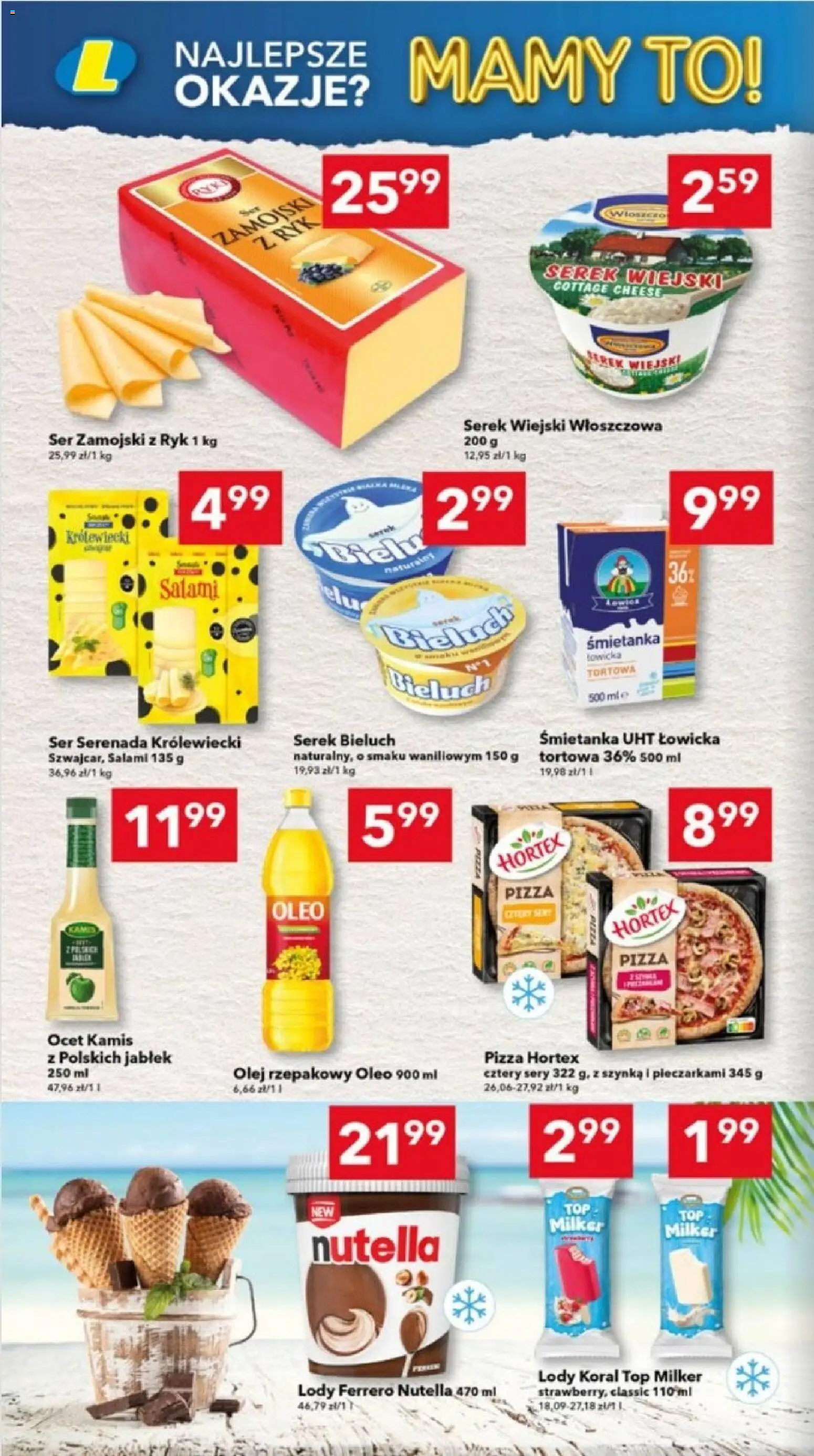 Lewiatan gazetka - Lublin od 16.04.2026 | Strona: 4 | Produkty: Top, Szynka, Sery, Salami