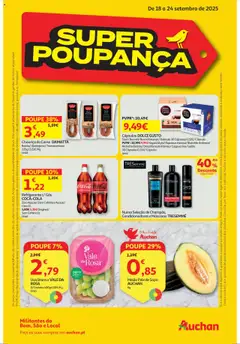 Pré-visualização Auchan folheto válido de 18.09.2025