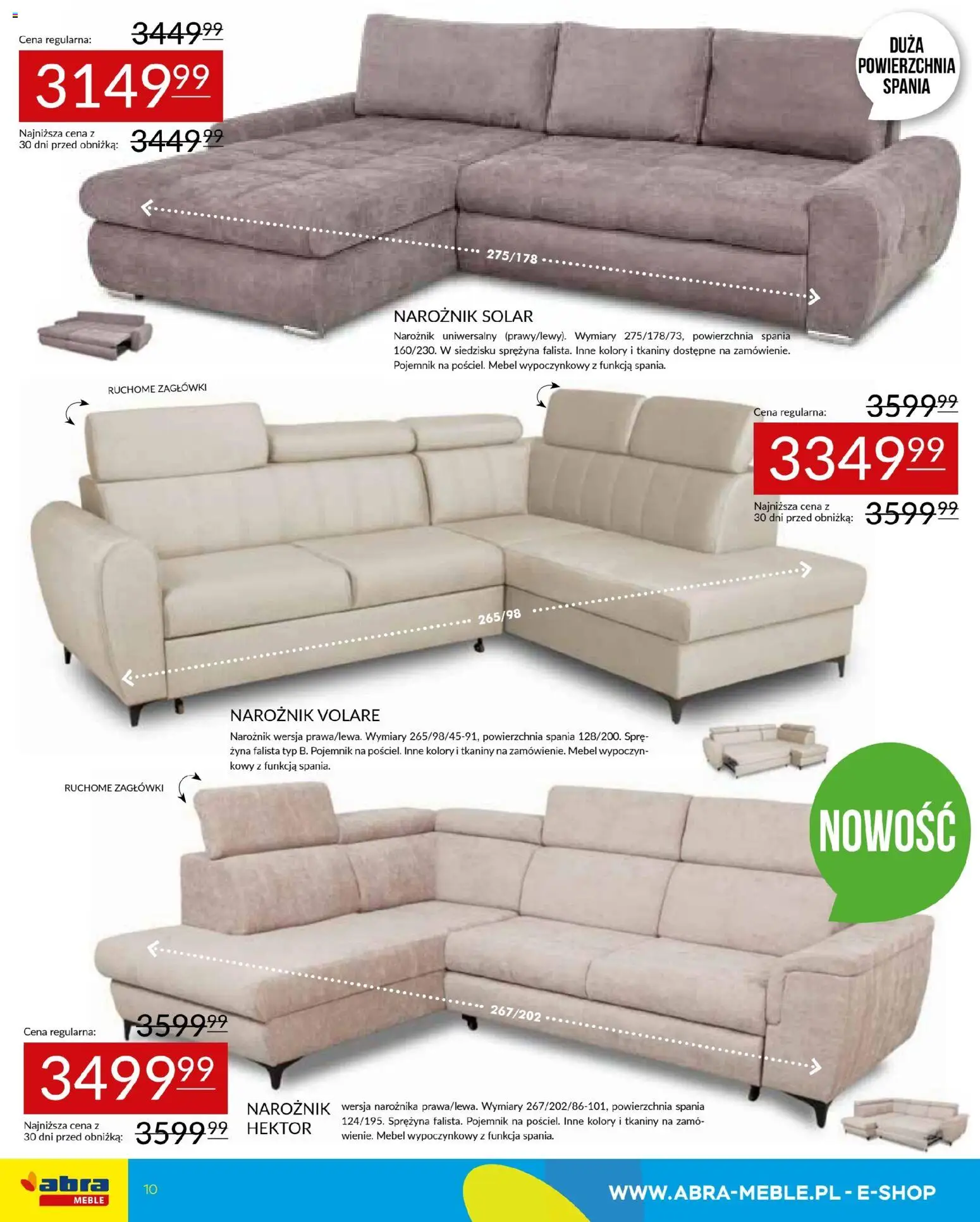 Abra meble Gazetka od 09.01.2026 | Strona: 10