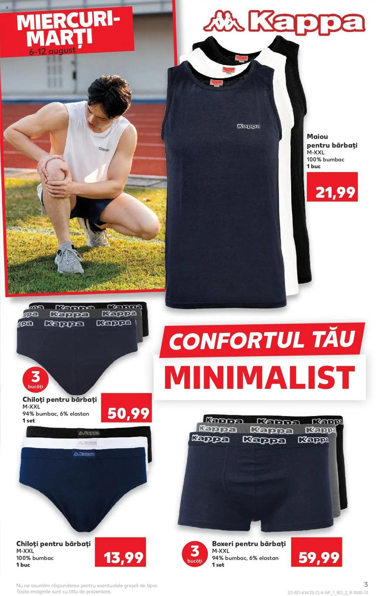 Catalog Kaufland - Galați – valabil de la 06.08.2025 | Pagină: 3 | Produse: Top, Maiou, Chiloți, Boxeri