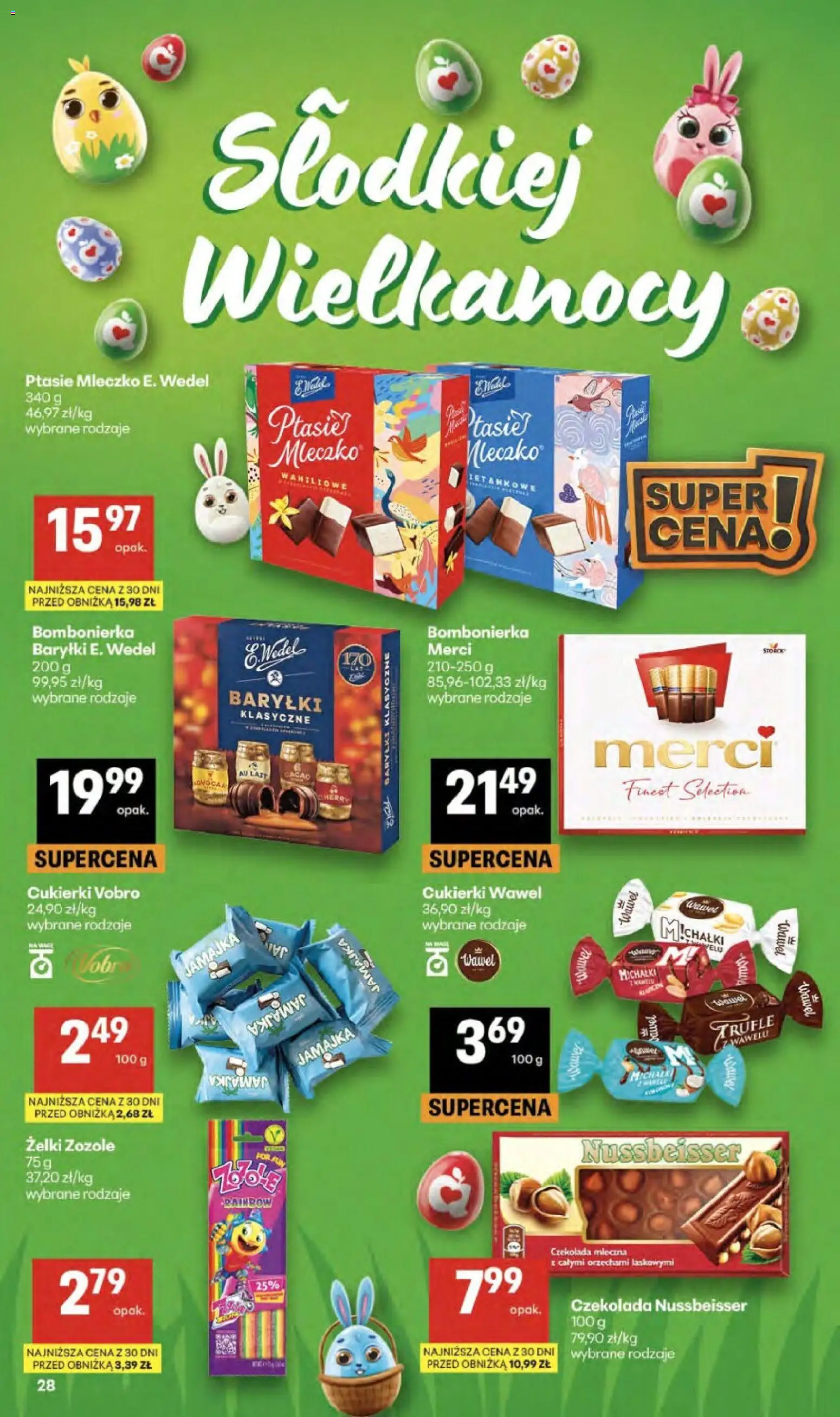 Delikatesy Centrum gazetka od 02.04.2026 | Strona: 28 | Produkty: Bombonierka, Żelki, Czekolada, Cukierki