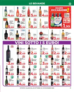 Anteprima del volantino Volantino Eurospar	 valido a partire dal 30.10.2025 | Pagina: 17 | Prodotti: Vino, Spumante, Vino rosso, Aperitivo