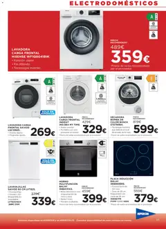 Vista previa Hipercor catálogo válido desde el 29.01.2026 | Página: 45 | Productos: Reloj, Lavadora, Secadora, Lavavajillas