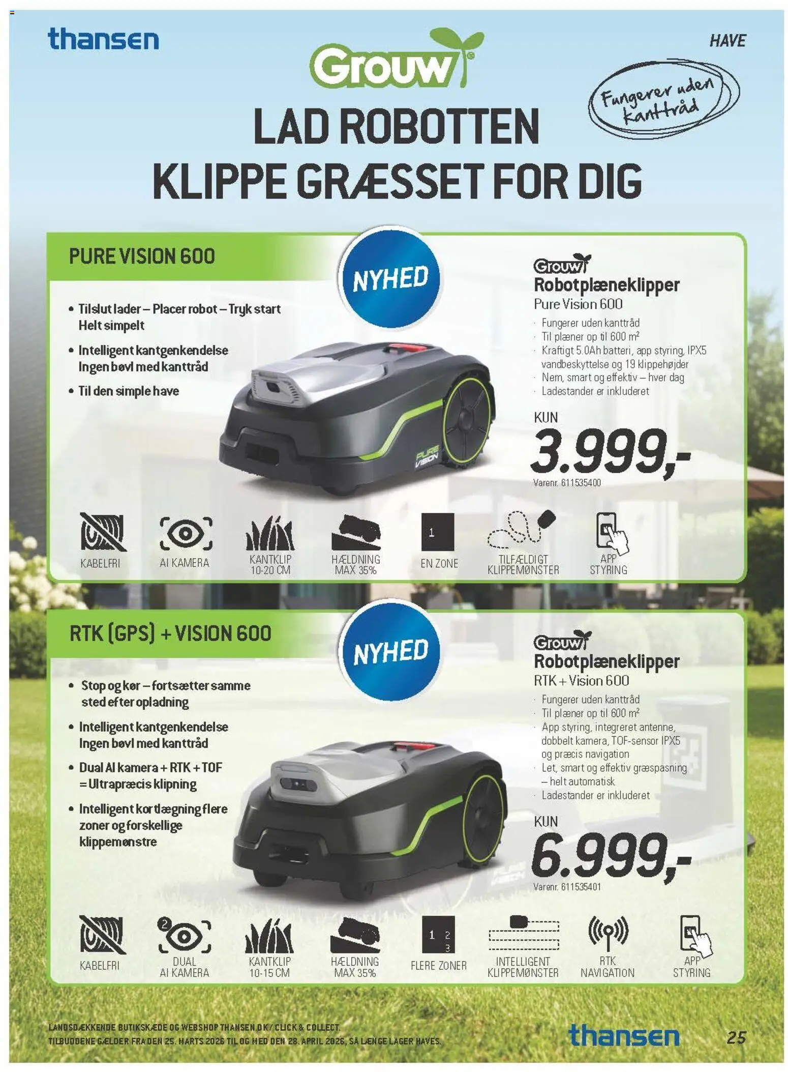 Thansen tilbudsavis – gyldig fra 25.03.2026 | Side: 16 | Produkter: Robot, GPS, Kamera, Navigation