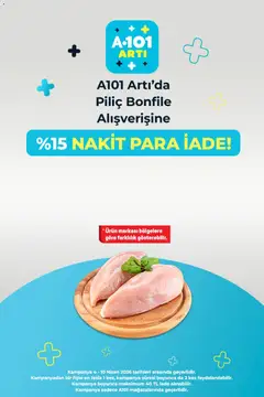 04.04.2026 tarihinden itibaren geçerli olan A101 kataloğu önizlemesi