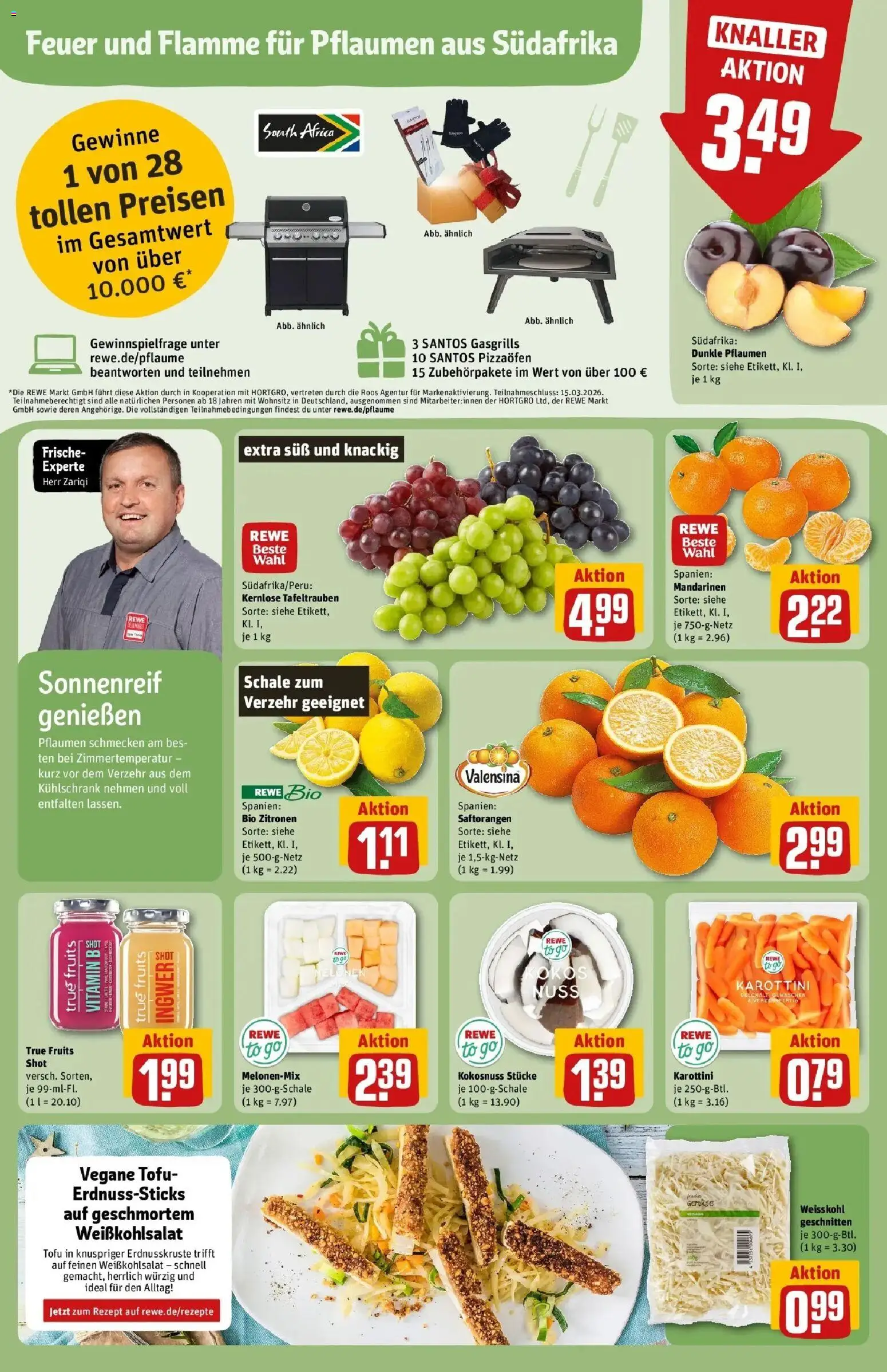 Rewe Prospekt Alzenau	 – gültig ab 02.03.2026 | Seite: 6 | Produkte: Pflaumen, Mandarinen, Valensina, Zitronen