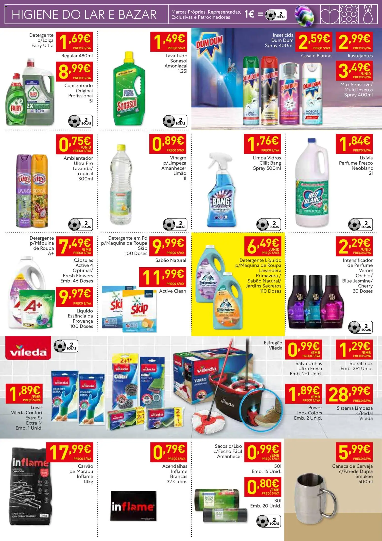 Recheio - Bons Negócios Madeira │ válido de 31.03.2026 | Página: 14 | Produtos: Perfume, Pó, Sabão, Limpa vidros