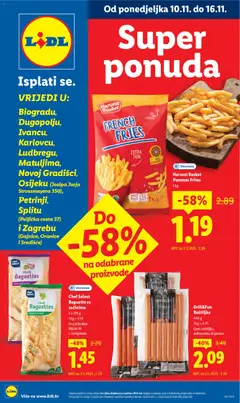 Lidl - Super ponuda - Pregled kataloga iz trgovine Lidl, vrijedi od 10.11.2025