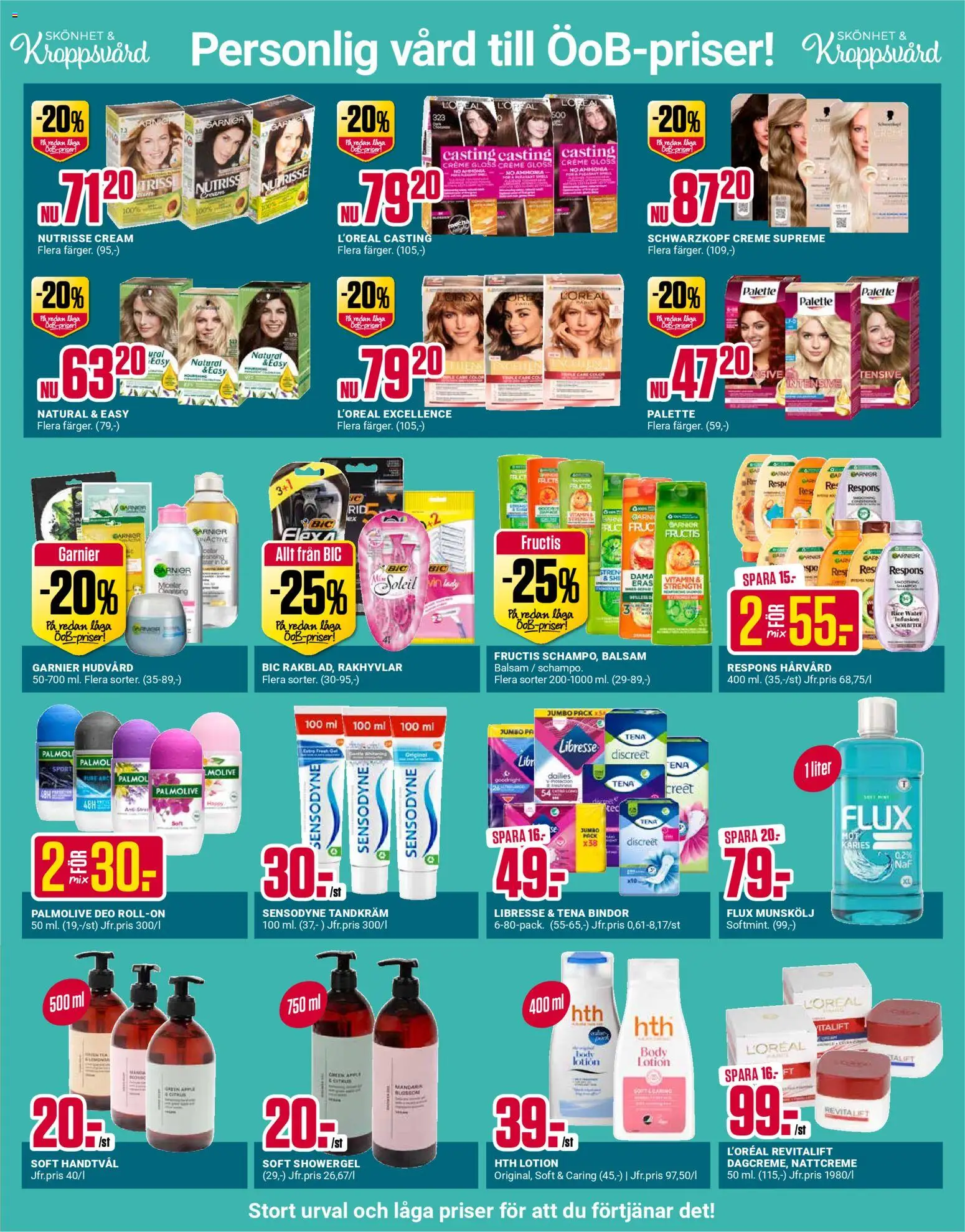 ÖoB reklamblad aktuell från 02.03.2026 | Sida: 5 | Produkter: Munskölj, Balsam, Tandkräm, Handtvål