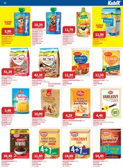 Náhled letáku Kubík leták - Velkoobchod 11/2025 od 01.11.2025 | Strana: 17 | Produkty: Ovoce, Krém, Ovesné vločky, Müsli