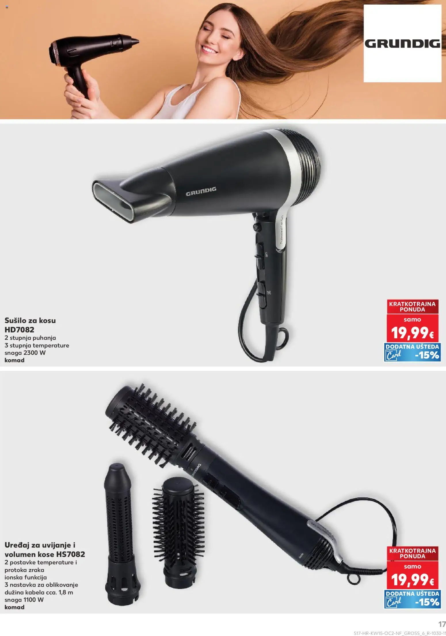 Kaufland katalog | vrijedi od 08.04.2026 | Stranica: 17 | Proizvodi: Sušilo za kosu