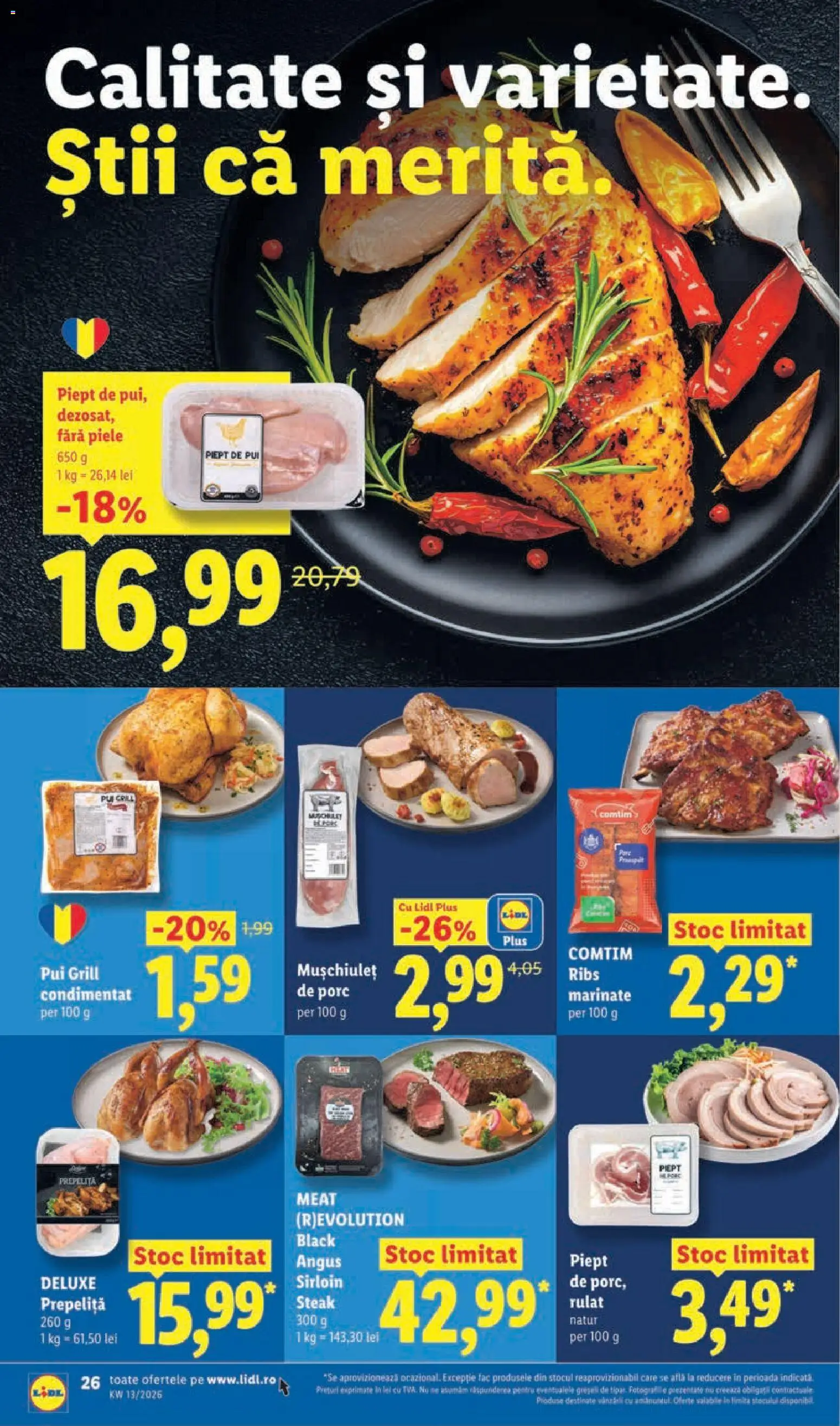 Noul catalog Lidl – valabil de la 23.03.2026 | Pagină: 26 | Produse: Grill, Hacıyatmaz Kedi Oyuncağı