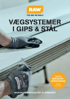 Stark - RAW Vægsystemer i gips & stål gyldig fra 08.12.2025