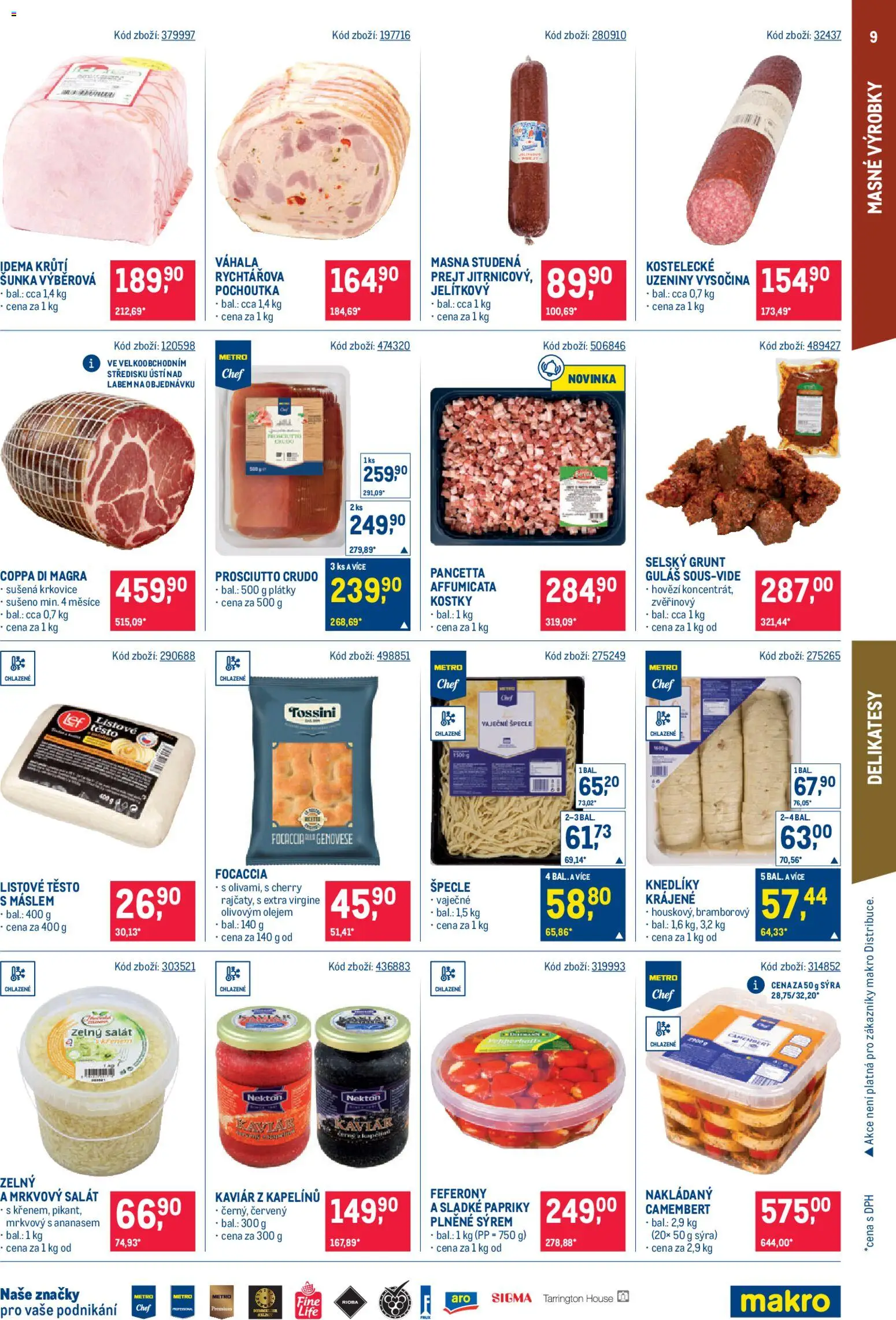 Makro leták - Gastronomie od 11.03.2026 | Strana: 9