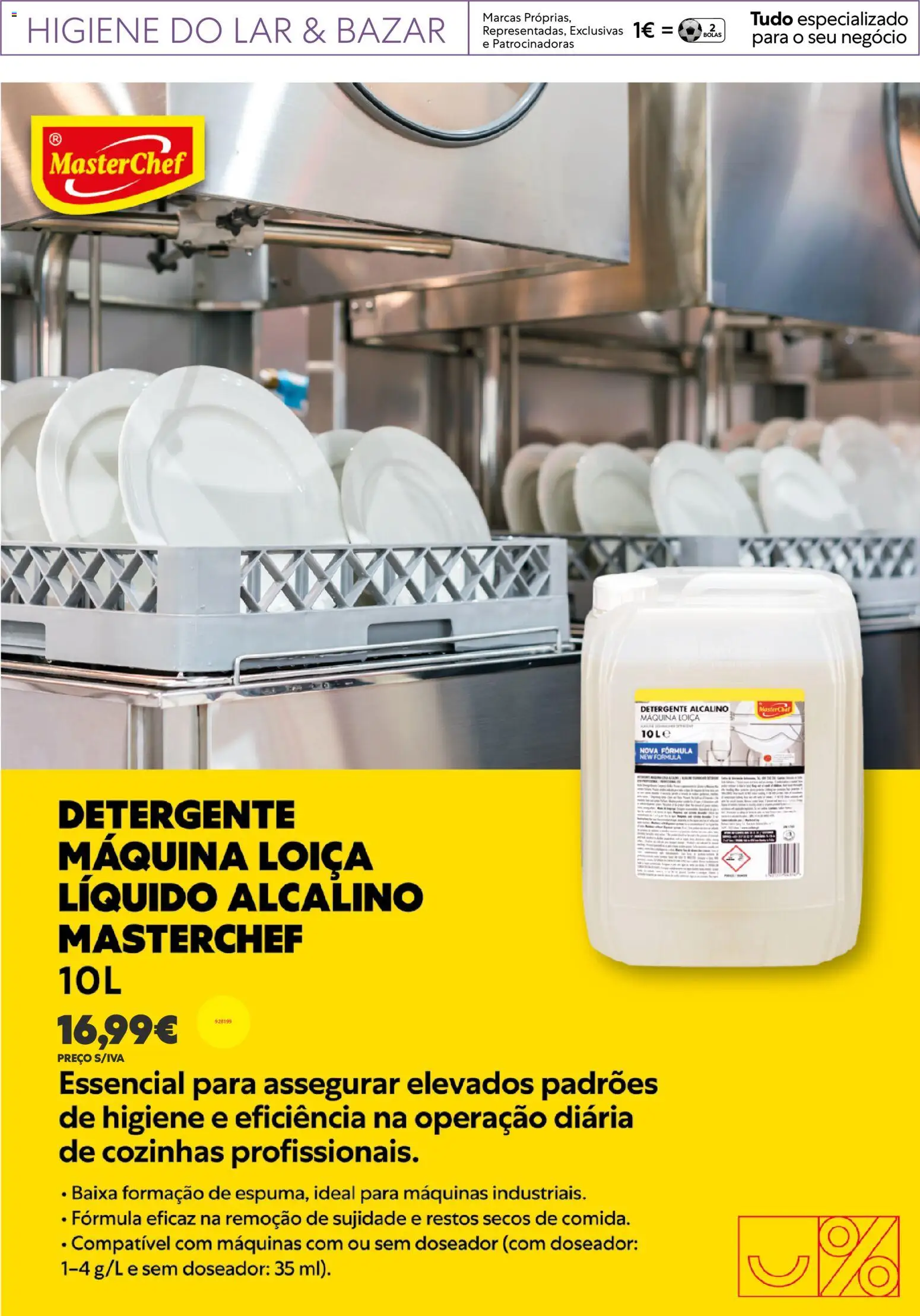 Recheio - Horeca Bons Negócios Madeira │ válido de 07.04.2026 | Página: 37 | Produtos: Detergente