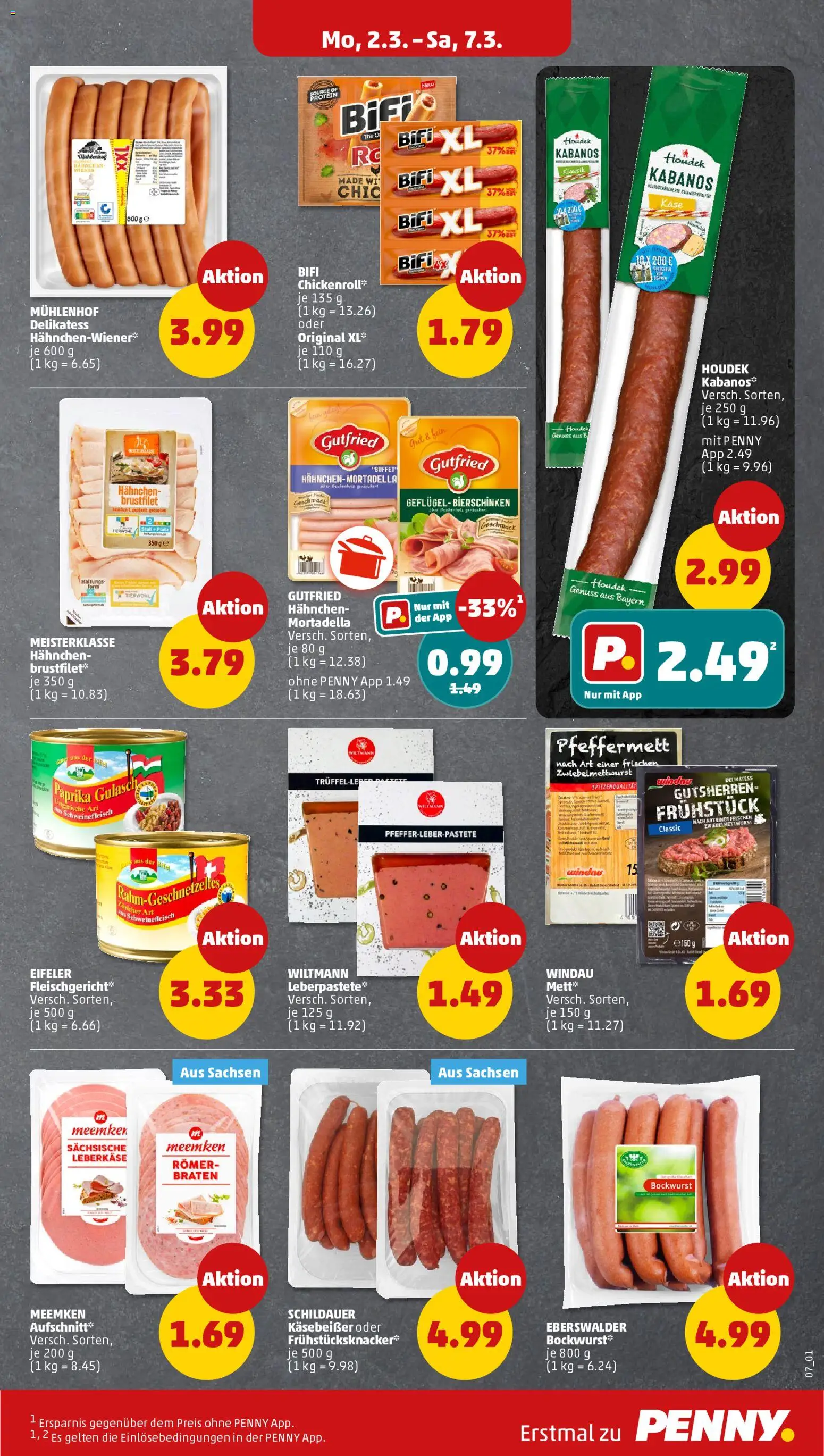 Penny Prospekt 	 – gültig ab 02.03.2026 | Seite: 9 | Produkte: Hahnchen, Gulasch, Schweinefleisch, Leberkase
