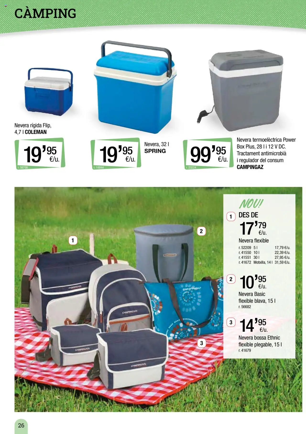 Bonpreu - Catálogo de camping y jardín │ válido desde el 18.03.2025 | Página: 26 | Productos: Nevera