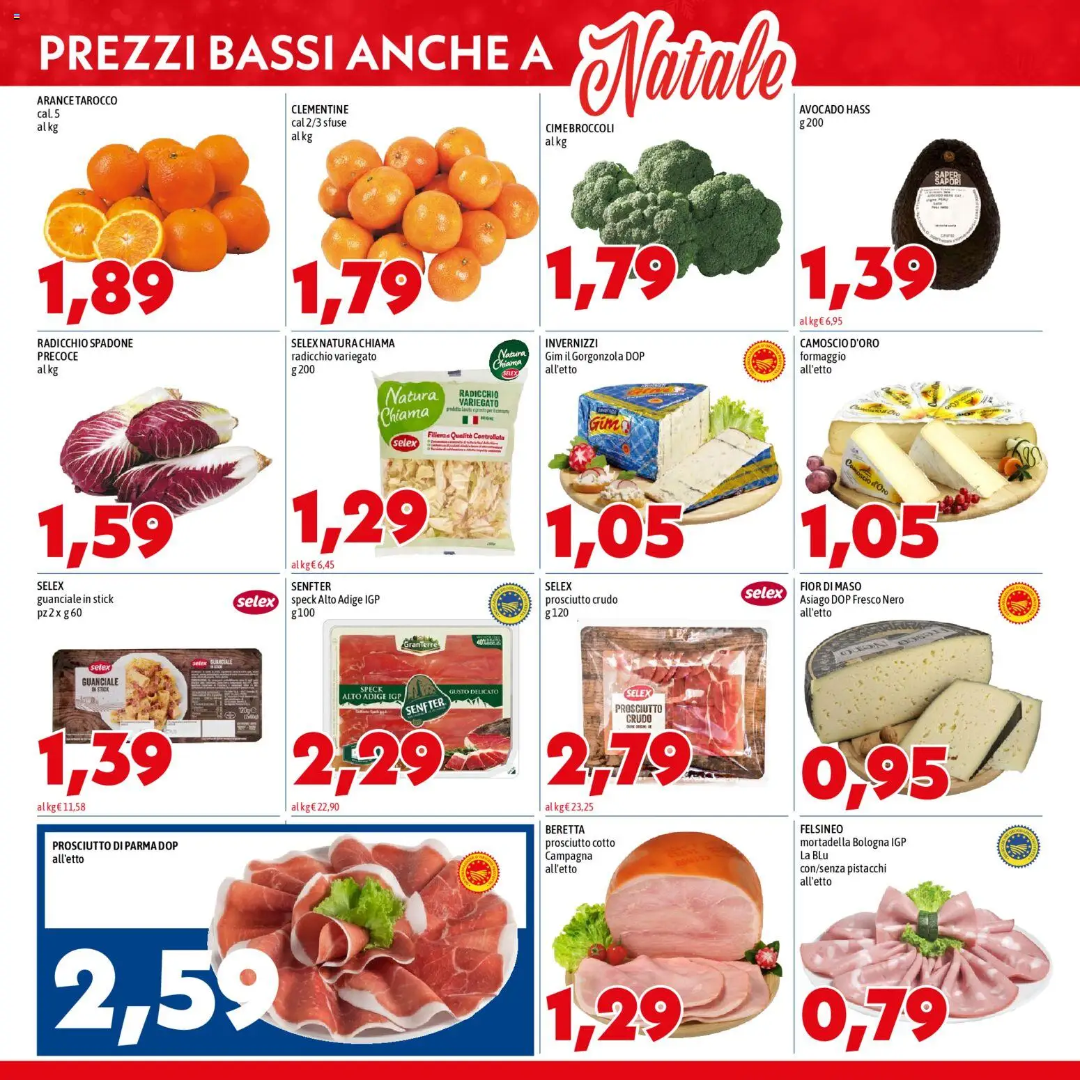Volantino Mega del 11.12.2025 | Pagina: 7 | Prodotti: Prosciutto di Parma, Avocado, Formaggio, Guanciale
