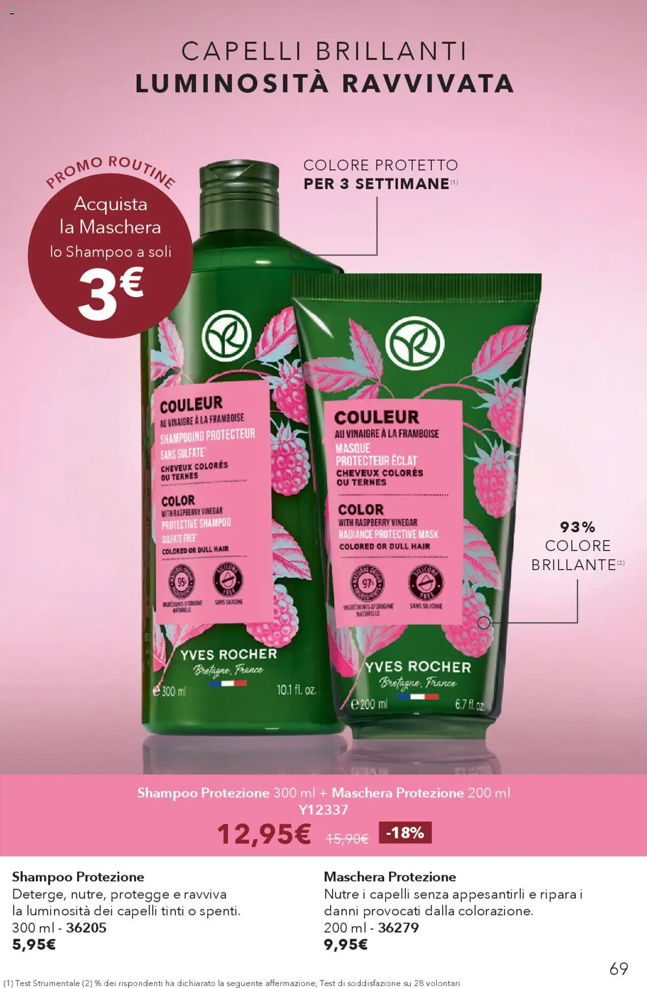 Volantino Yves Rocher del 17.10.2025 | Pagina: 69 | Prodotti: Shampoo, Maschera