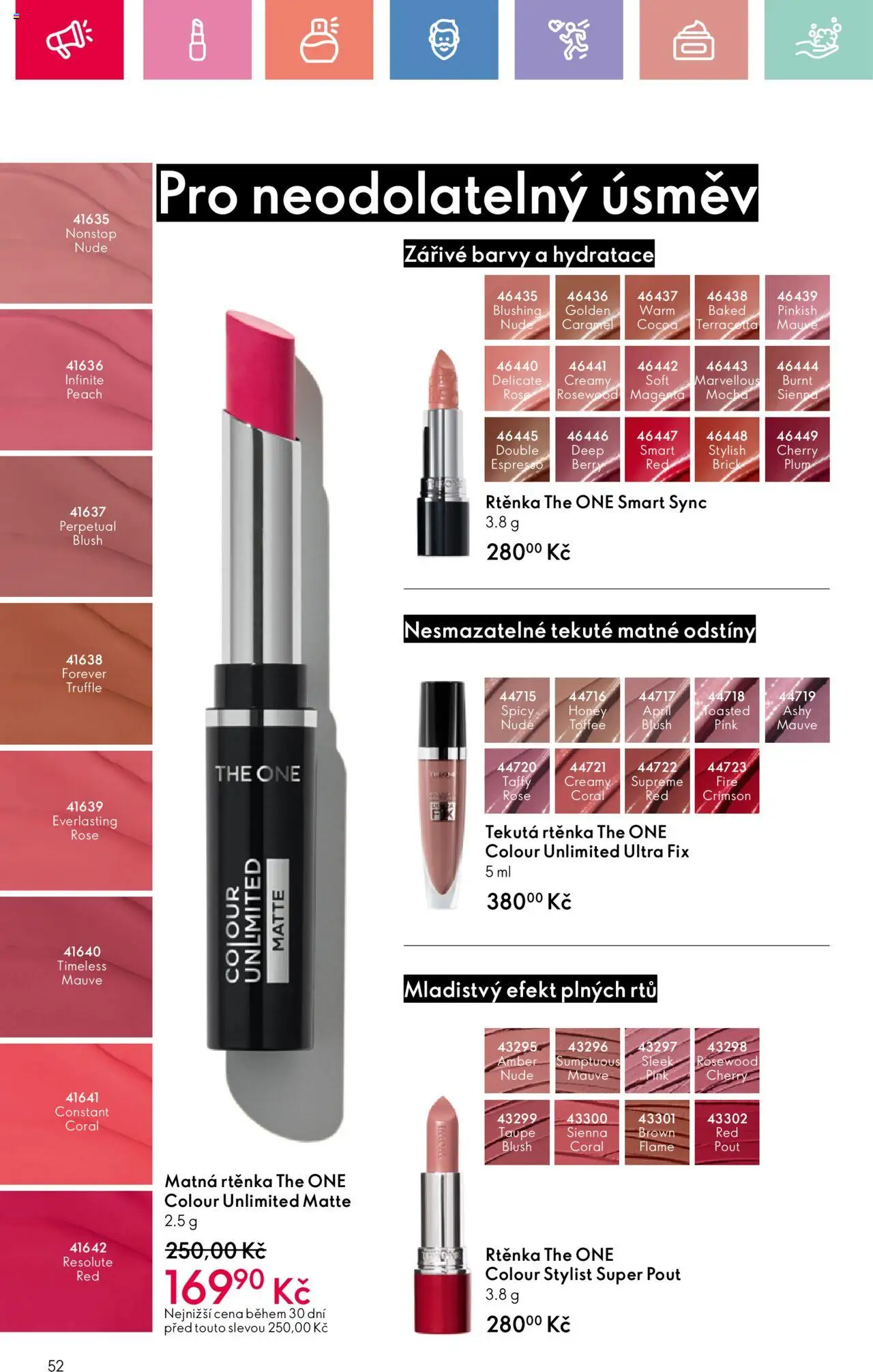 Oriflame katalog č.08/2025 od 25.05.2025 | Strana: 52 | Produkty: Barvy, Rtěnka