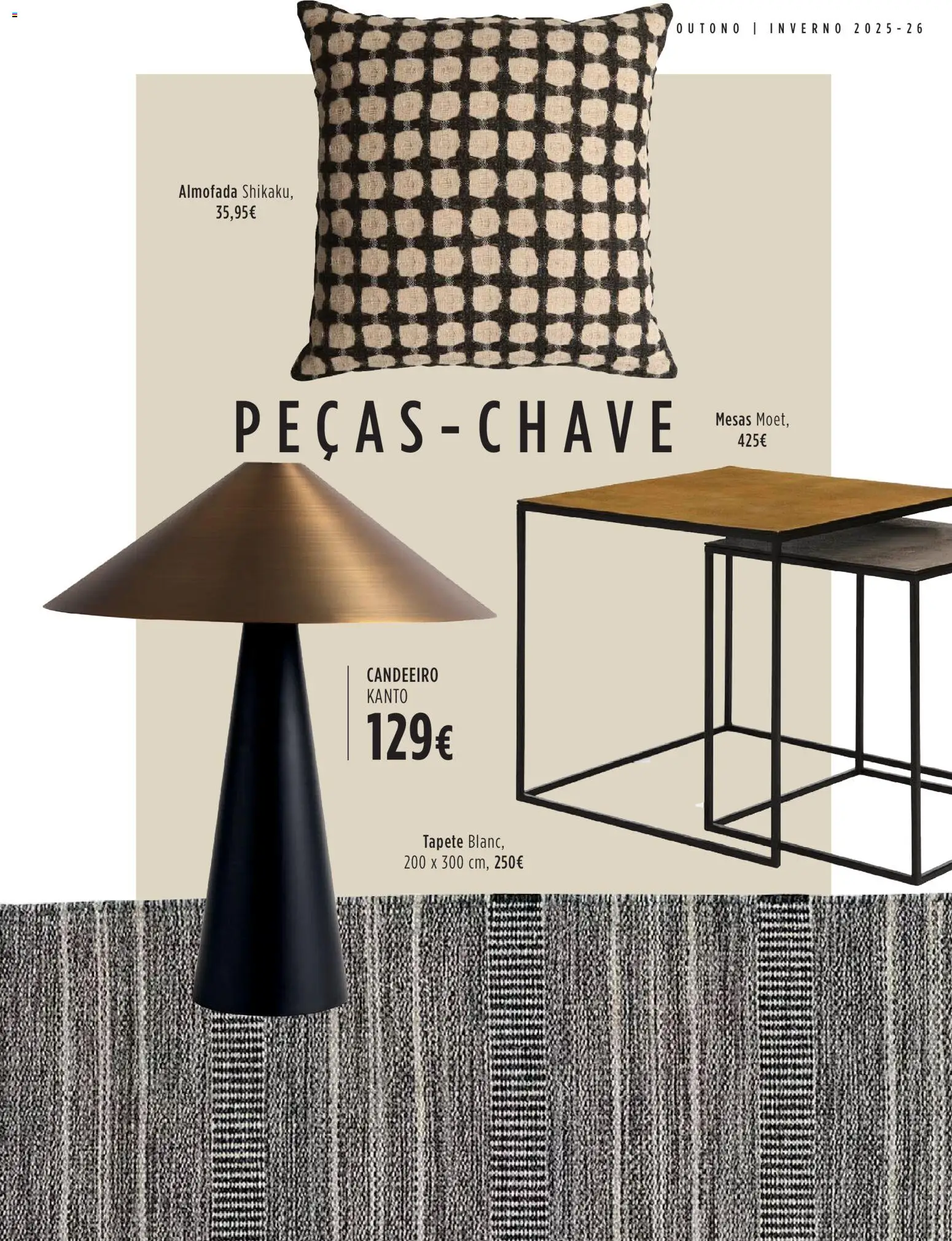 El Corte Ingles Decora │ válido de 23.10.2025 | Página: 47 | Produtos: Candeeiro, Almofada, Tapete
