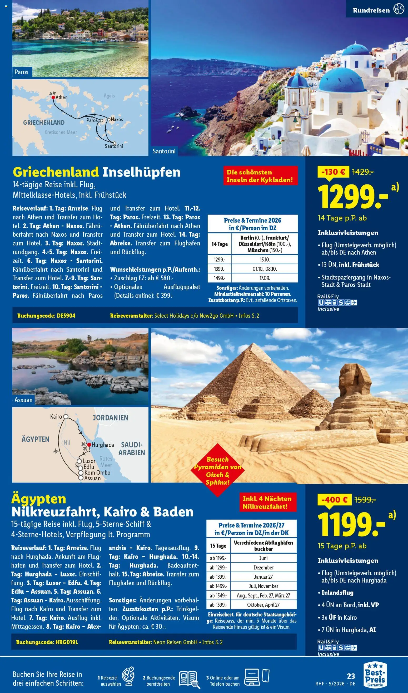 Lidl Reisen Prospekt 	 – gültig ab 29.04.2026 | Seite: 23