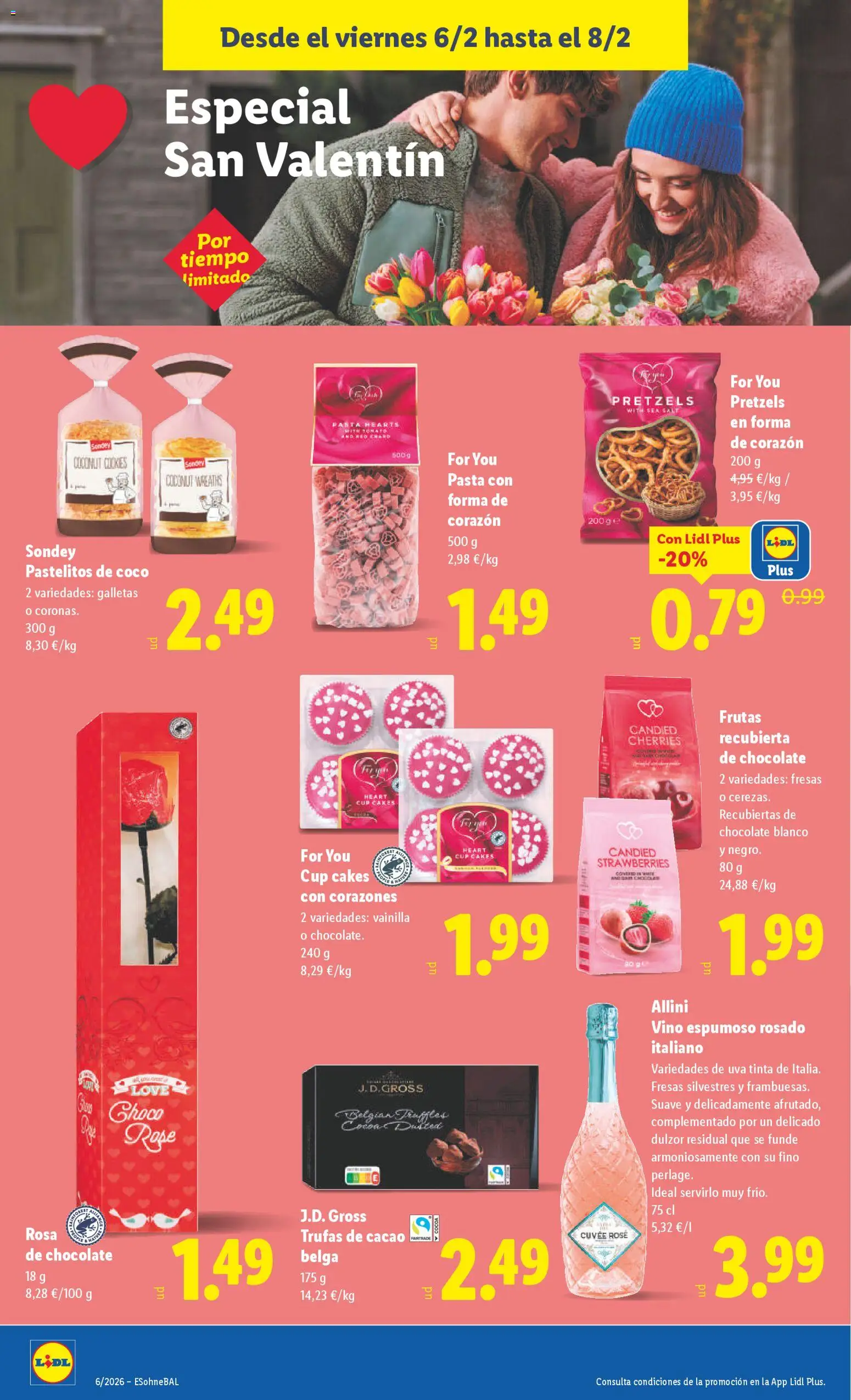 Lidl folleto │ válido desde el 02.02.2026 | Página: 22 | Productos: Vino, Τυρόπιτα, Fresas, Pasta