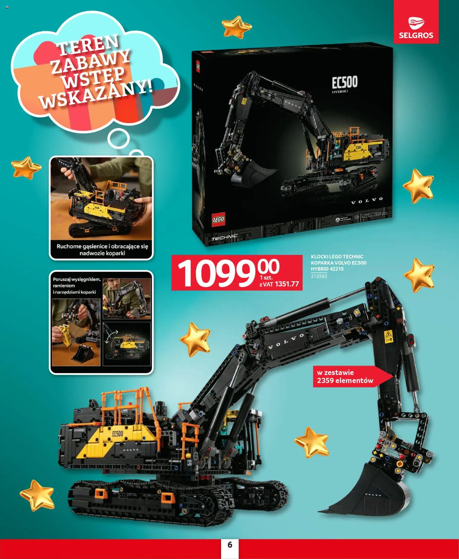 Selgros cash&carry Gazetka - Zabawki od 04.12.2025 | Strona: 6 | Produkty: Lego, Klocki Lego