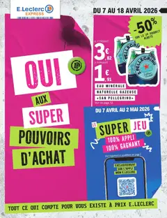 E.Leclerc - Prévisualisation de E.Leclerc oui aux super valide à partir de 07.04.2026