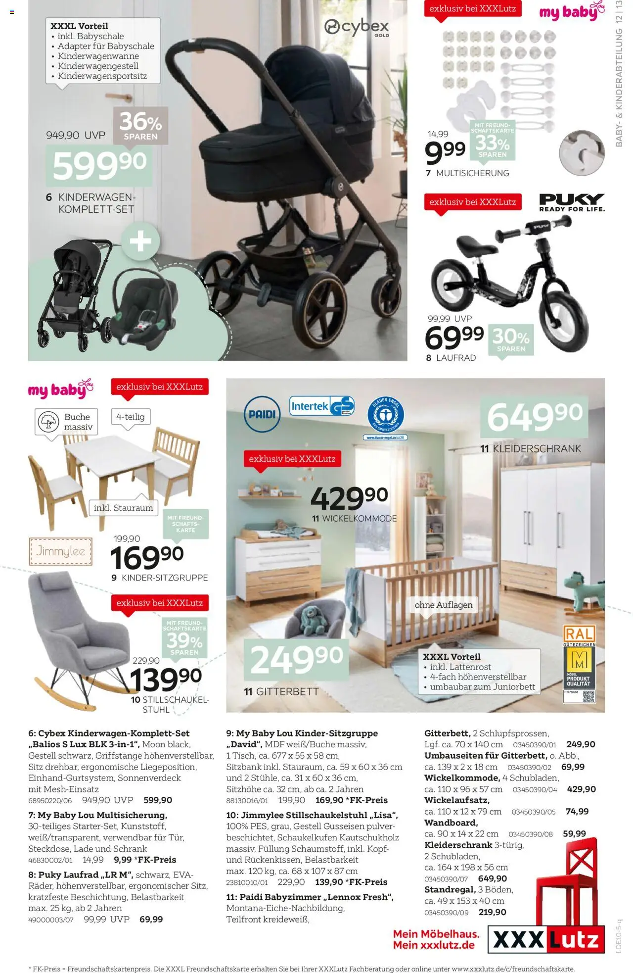 XXXL Lutz Festlich aufgetischt – gültig ab 12.10.2025 | Seite: 13 | Produkte: Adapter, Wandboard, Kleiderschrank, Schrank
