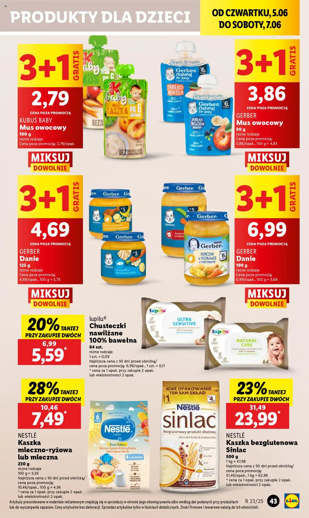 Lidl Gazetka od 05.06.2025 | Strona: 53 | Produkty: Kurczak, Żelazo, Banan, Krem