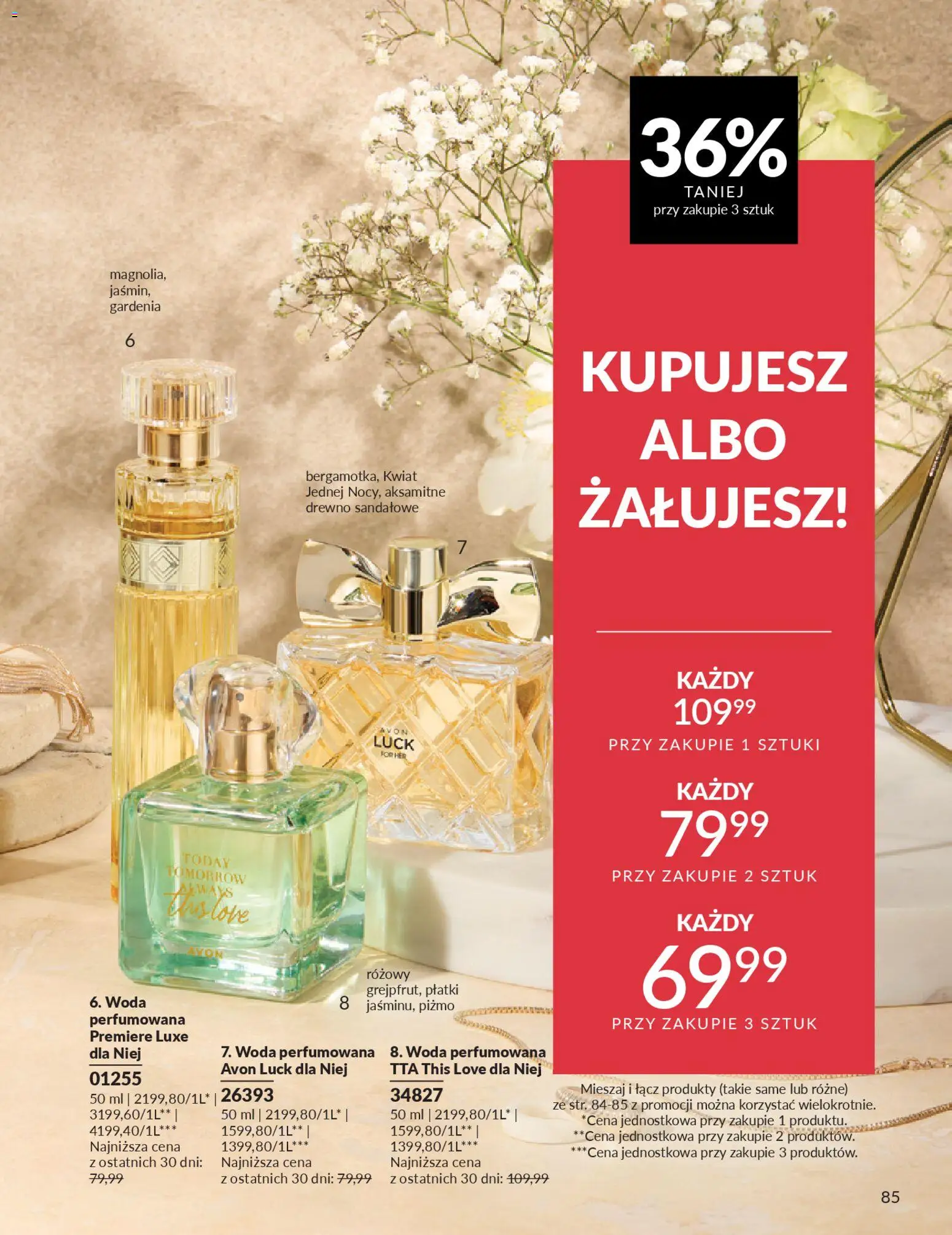 Avon Katalog 3 2026 od 01.03.2026 | Strona: 85 | Produkty: Płatki, Woda