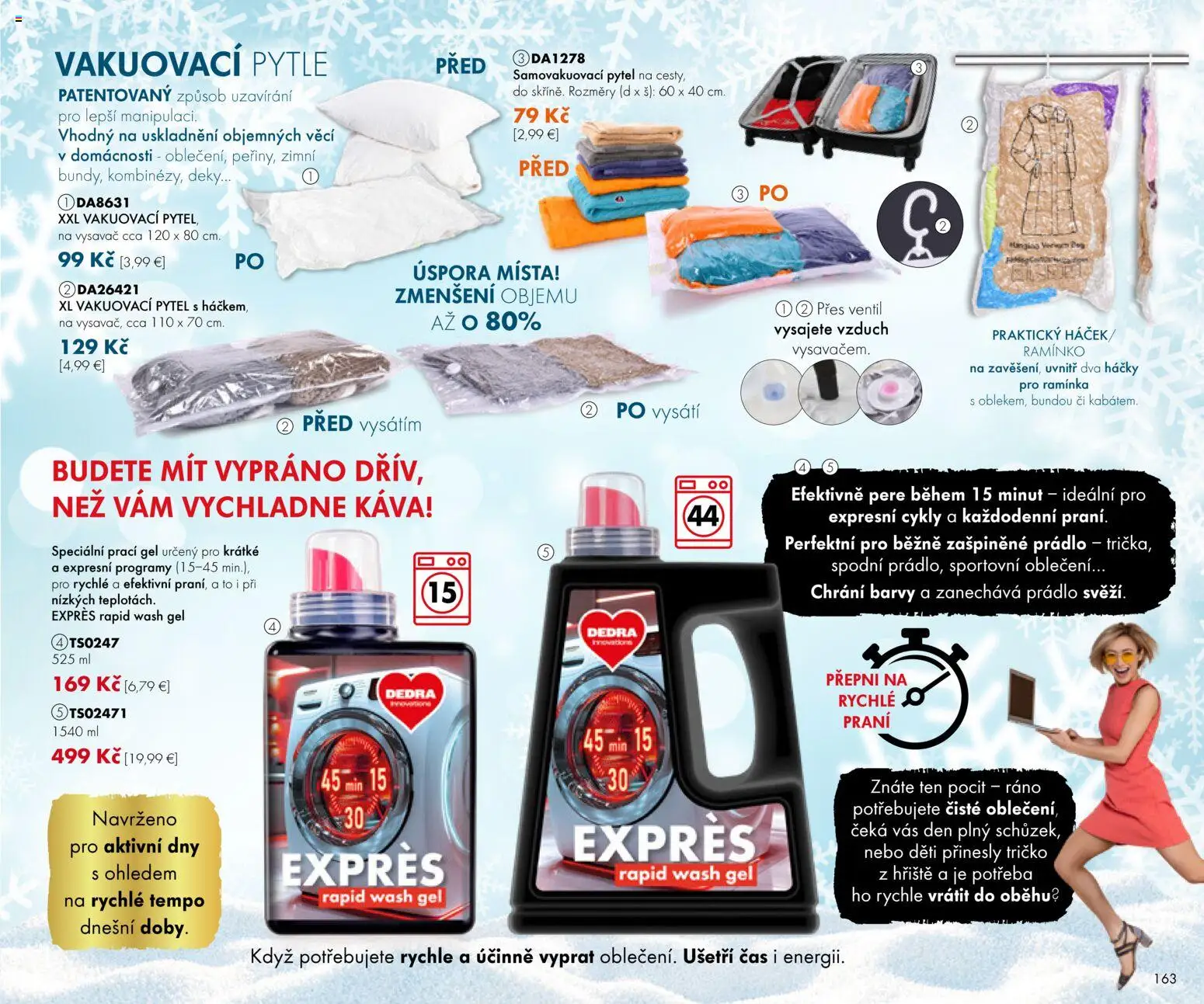 Nové Dedra akcie – leták je platný od 01.11.2025 | Strana: 63 | Produkty: Ventil, Vysávač, Tričko