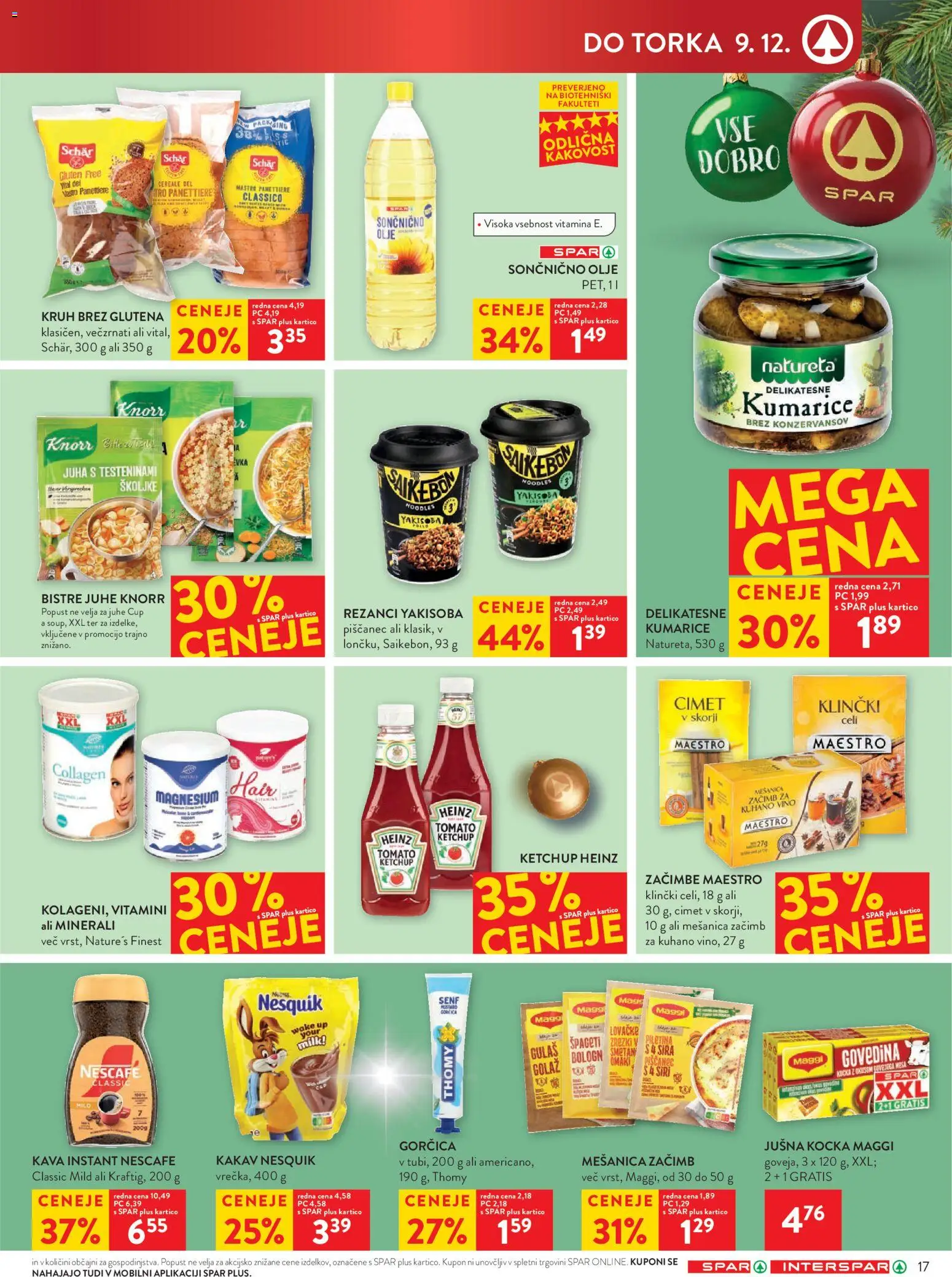 Novi Spar katalog ponudbe – veljaven od 03.12.2025 | Stran: 19